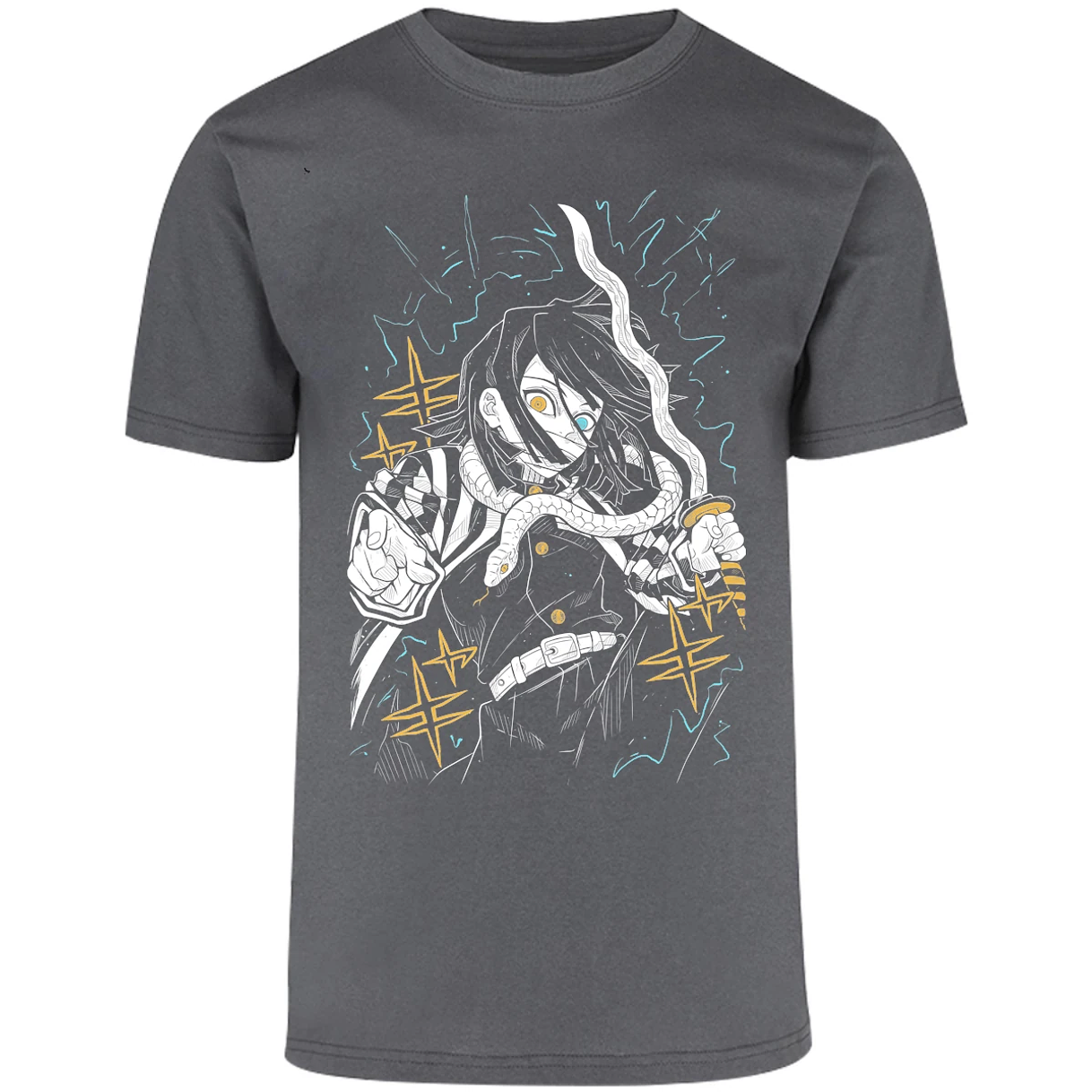Playera Demon Slayer Obanai Iguro para Adulto 13