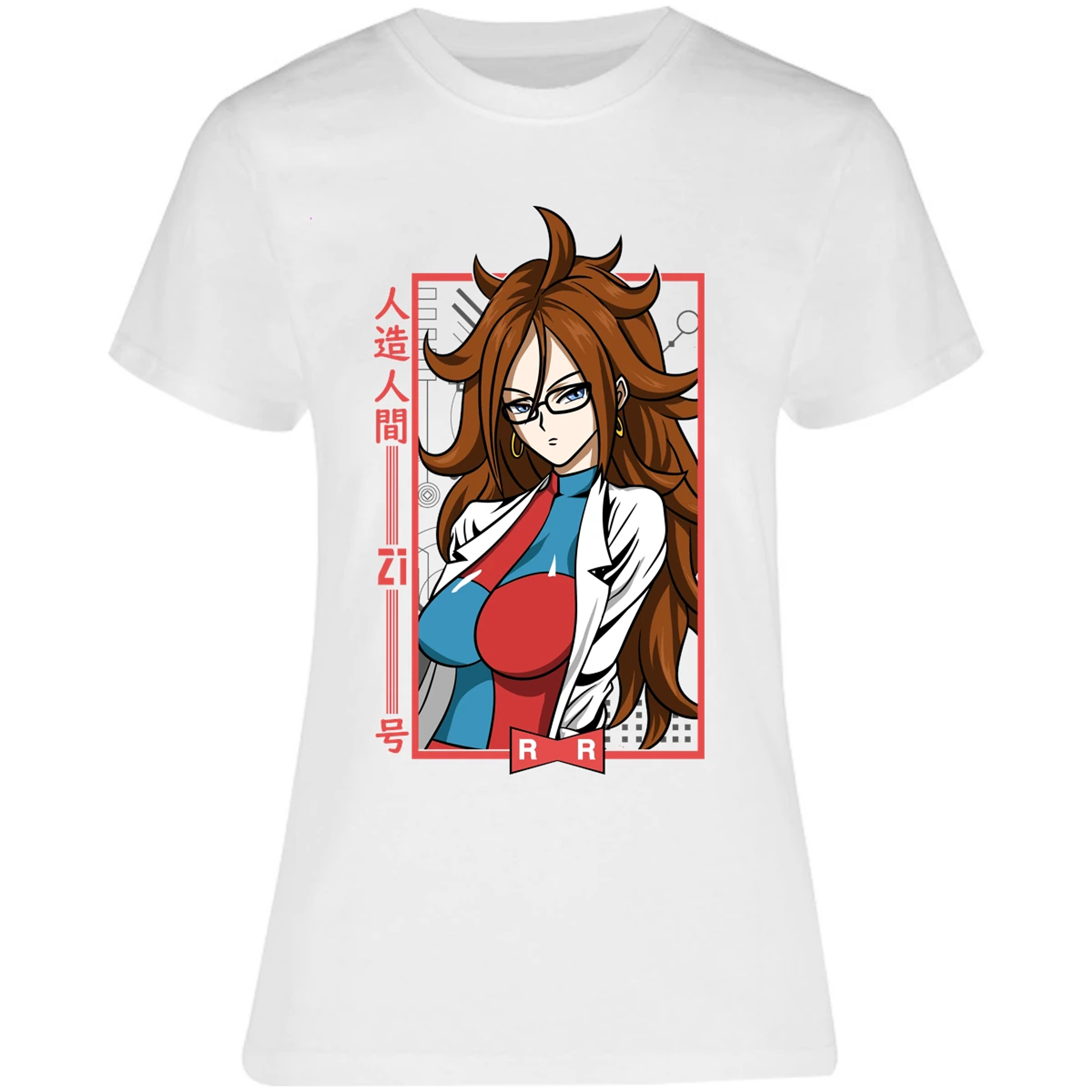 Blusa Dragon Ball Anime Androide 21 Blusa para Mujer 11