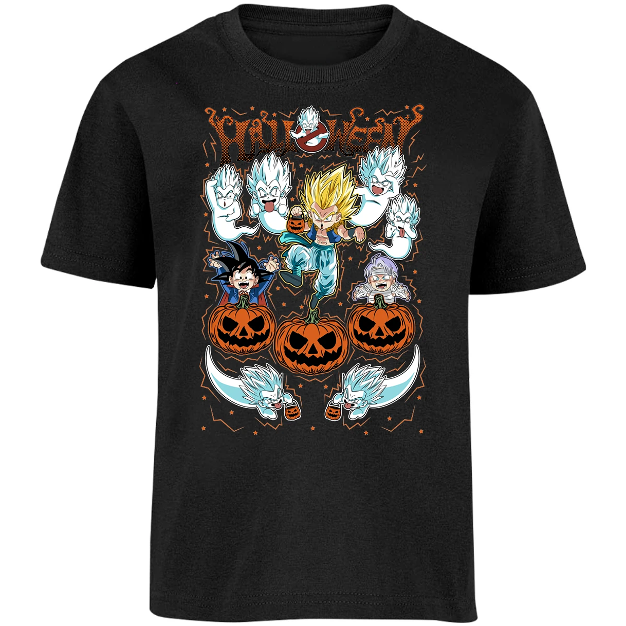 Playera Dragon Ball Gotenks Halloween para Niño 13