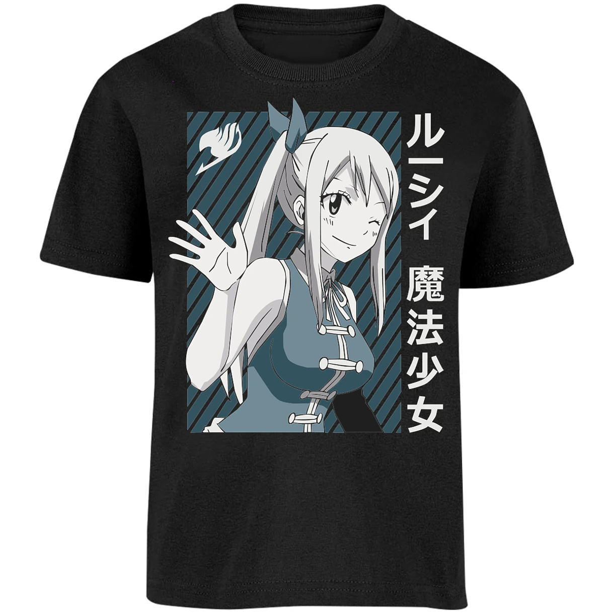Playera Fairy Tail Lucy Heartfilia para Niño 16