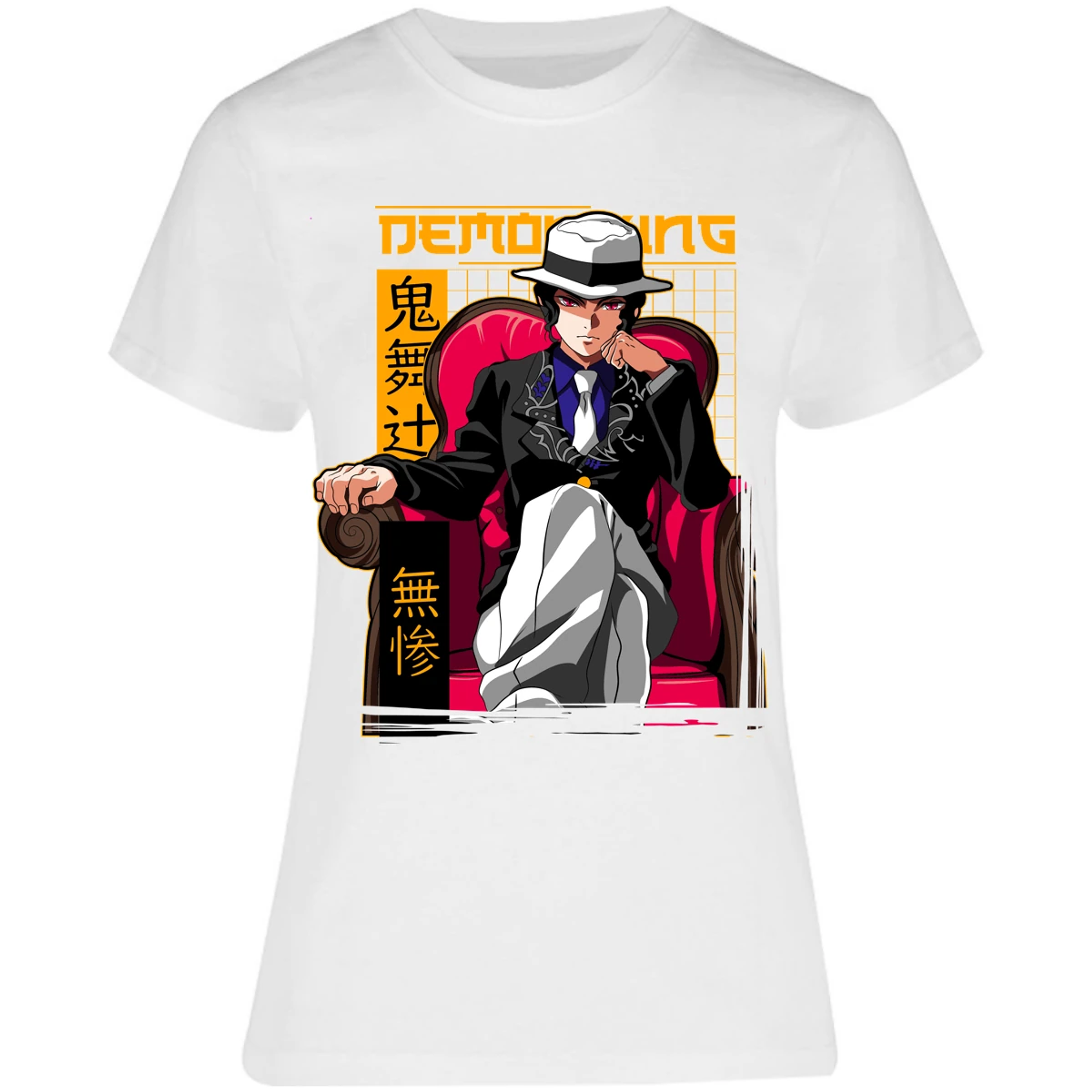 Blusa Demon Slayer Muzan Anime Blusa para Mujer 17