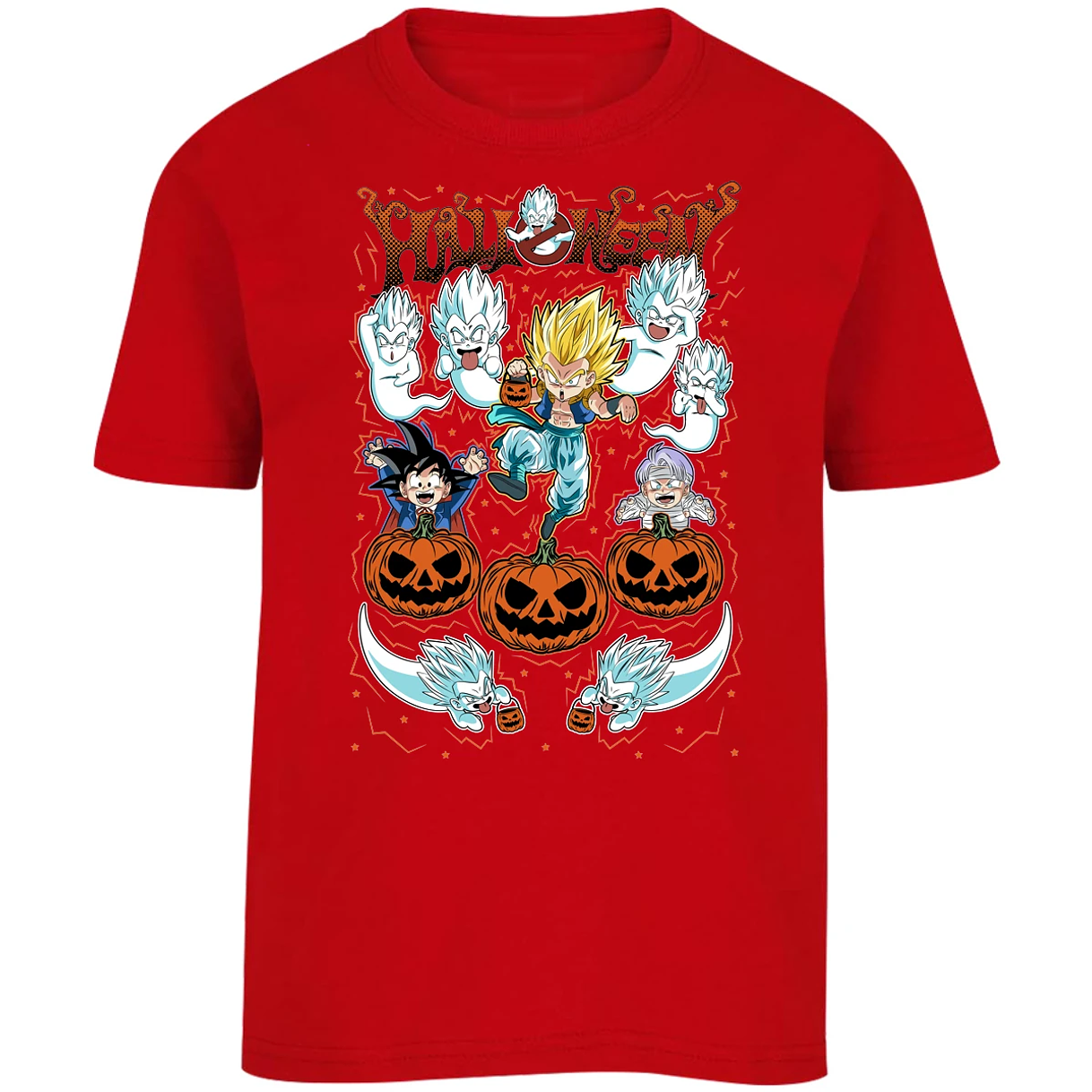 Playera Dragon Ball Gotenks Halloween para Niño 15