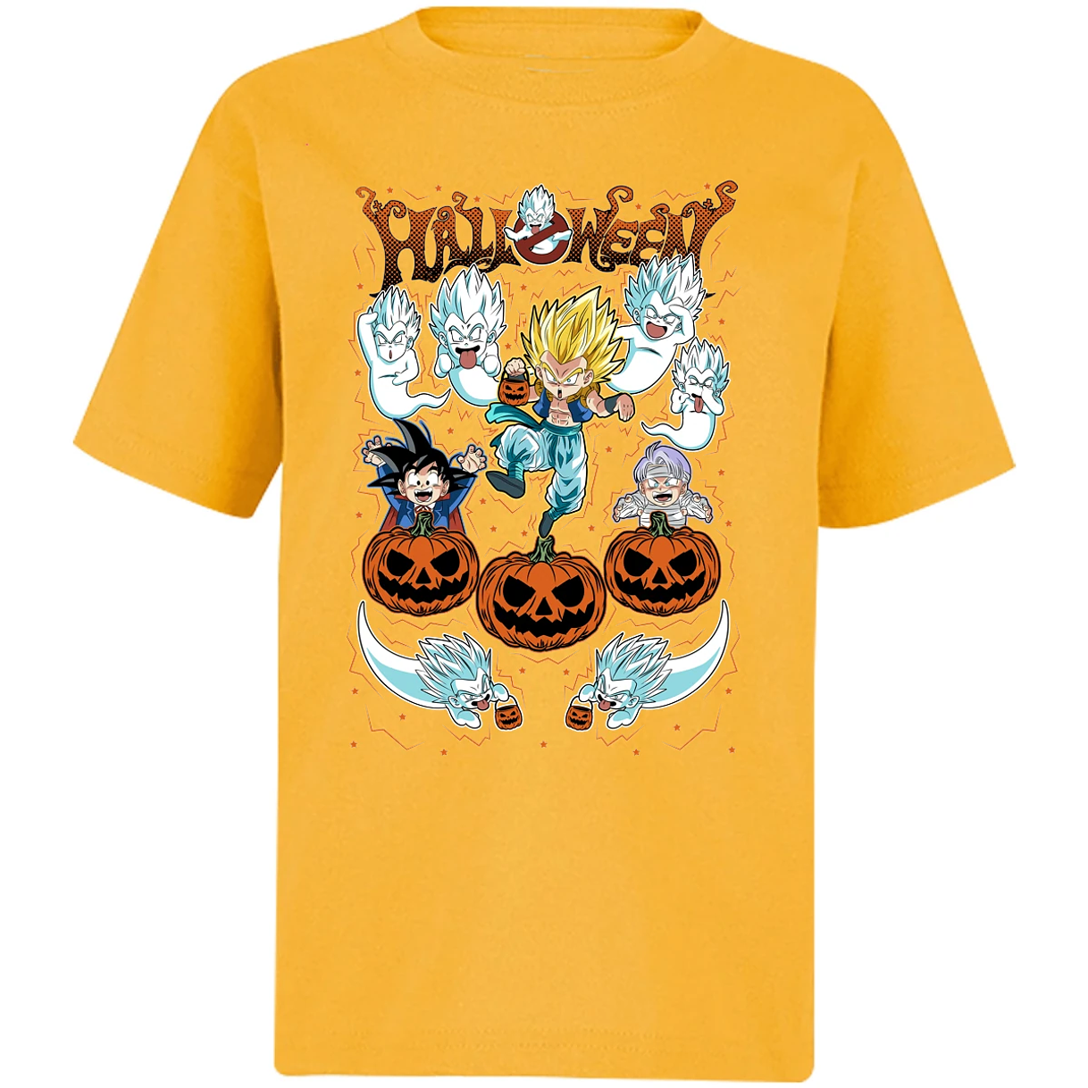 Playera Dragon Ball Gotenks Halloween para Niño 9