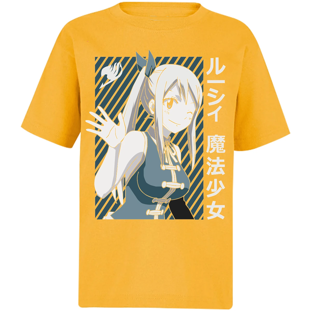 Playera Fairy Tail Lucy Heartfilia para Niño 8