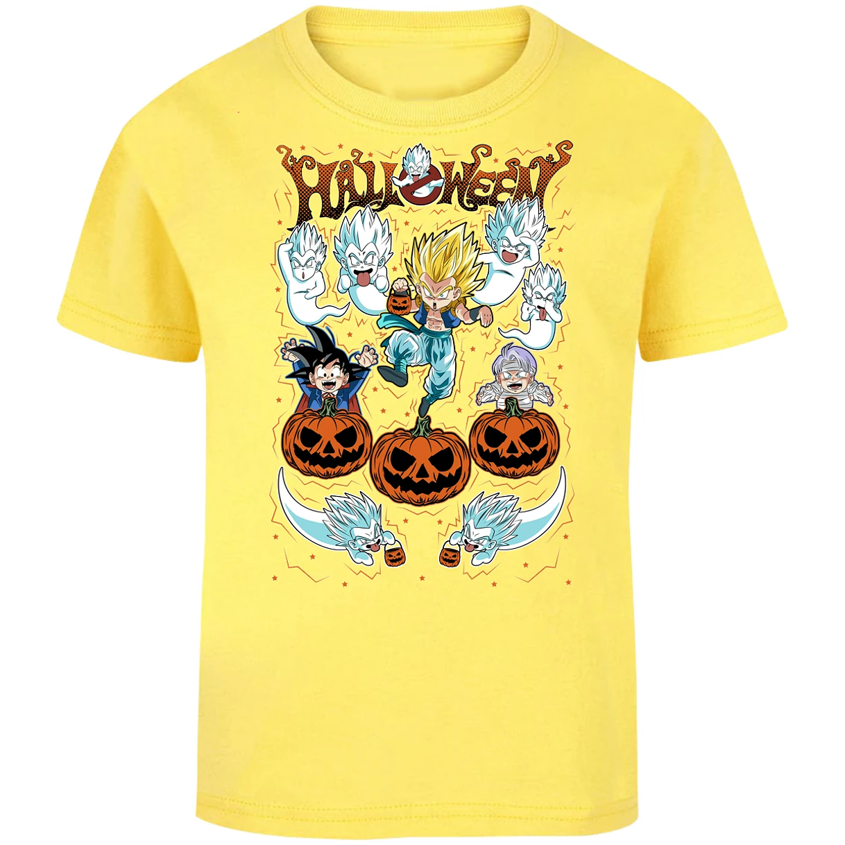 Playera Dragon Ball Gotenks Halloween para Niño 8