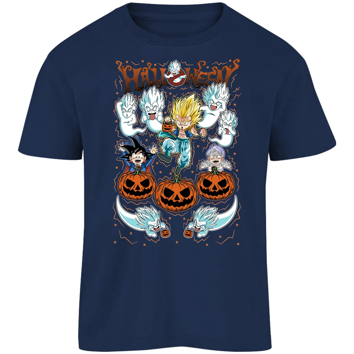 Playera Dragon Ball Gotenks Halloween para Niño 2