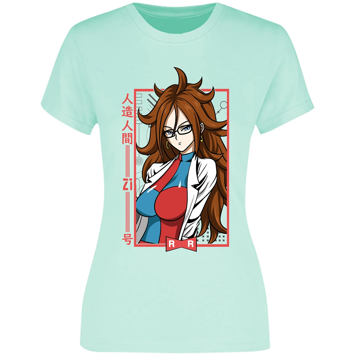 Blusa Dragon Ball Anime Androide 21 Blusa para Mujer 13