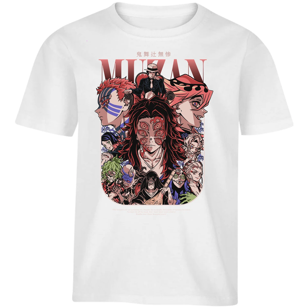 Playera Demon Slayer Demon Slayer Lunas Demoniacas para Niño 15