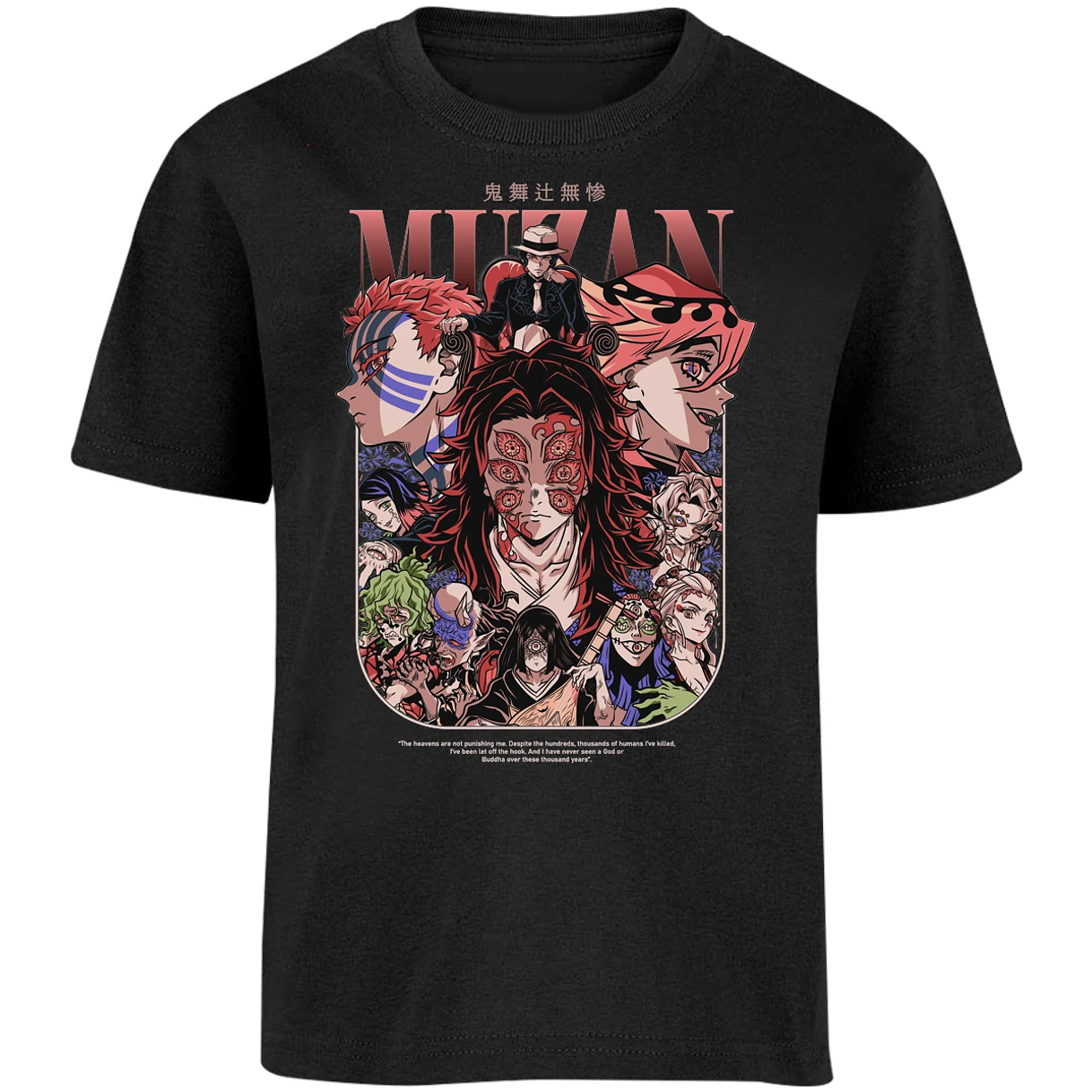 Playera Demon Slayer Demon Slayer Lunas Demoniacas para Niño 4