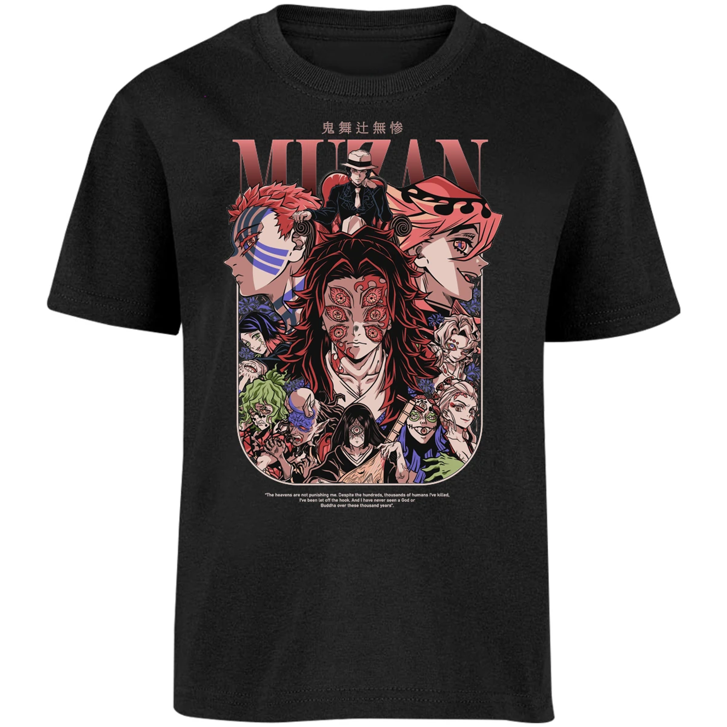 Playera Demon Slayer Demon Slayer Lunas Demoniacas para Niño 4