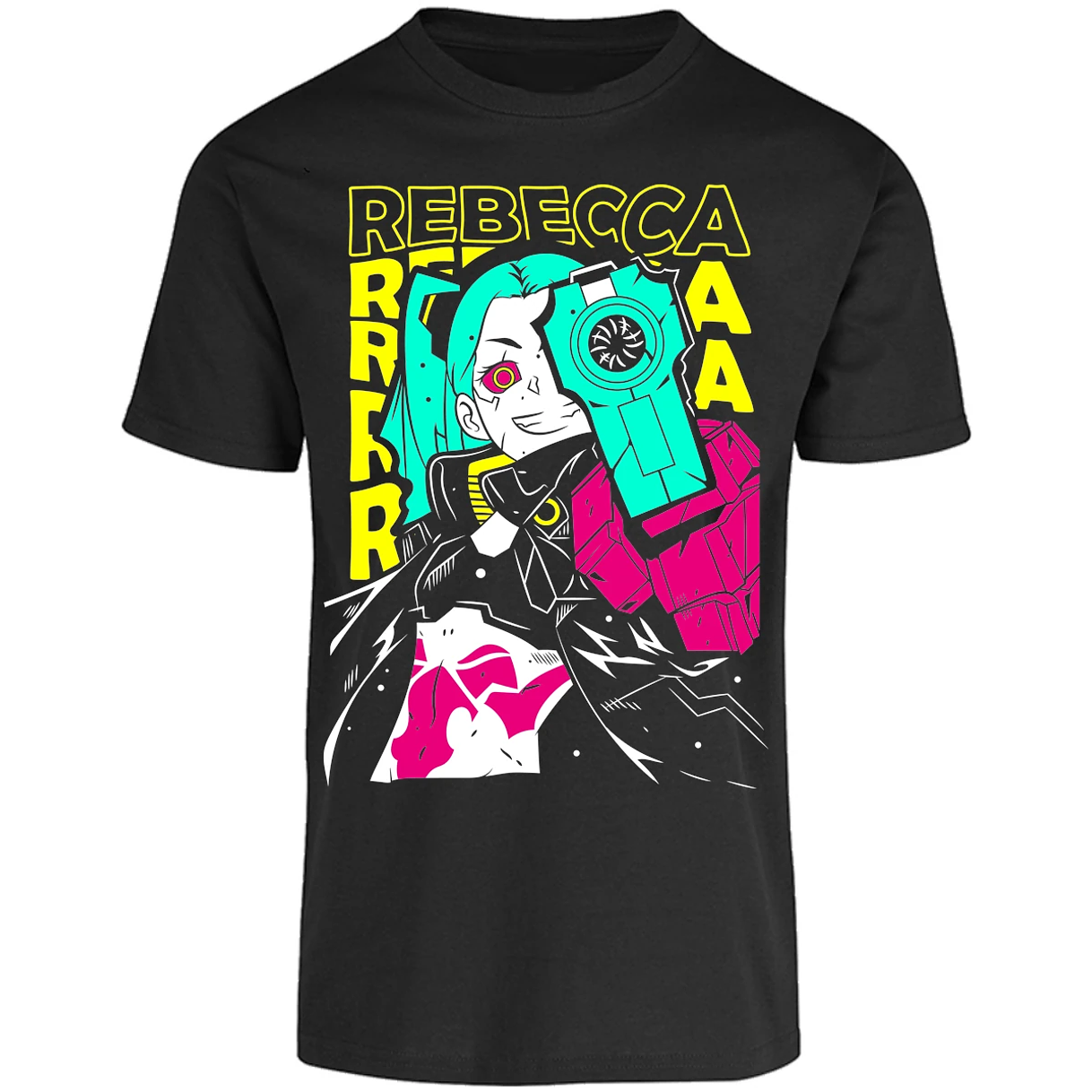 Playera Cyberpunk Edgerunners Rebecca Cyberpunk para Adulto 3