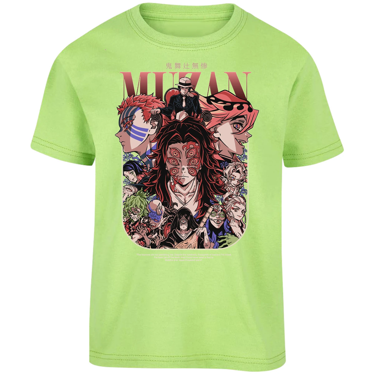 Playera Demon Slayer Demon Slayer Lunas Demoniacas para Niño 6