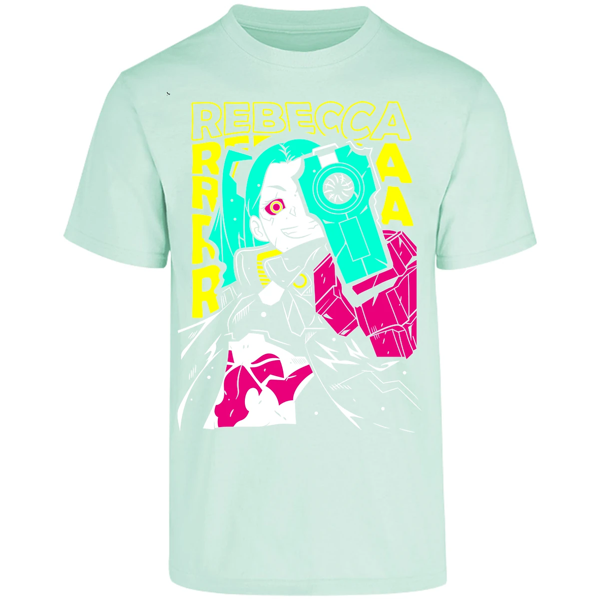 Playera Cyberpunk Edgerunners Rebecca Cyberpunk para Adulto 17