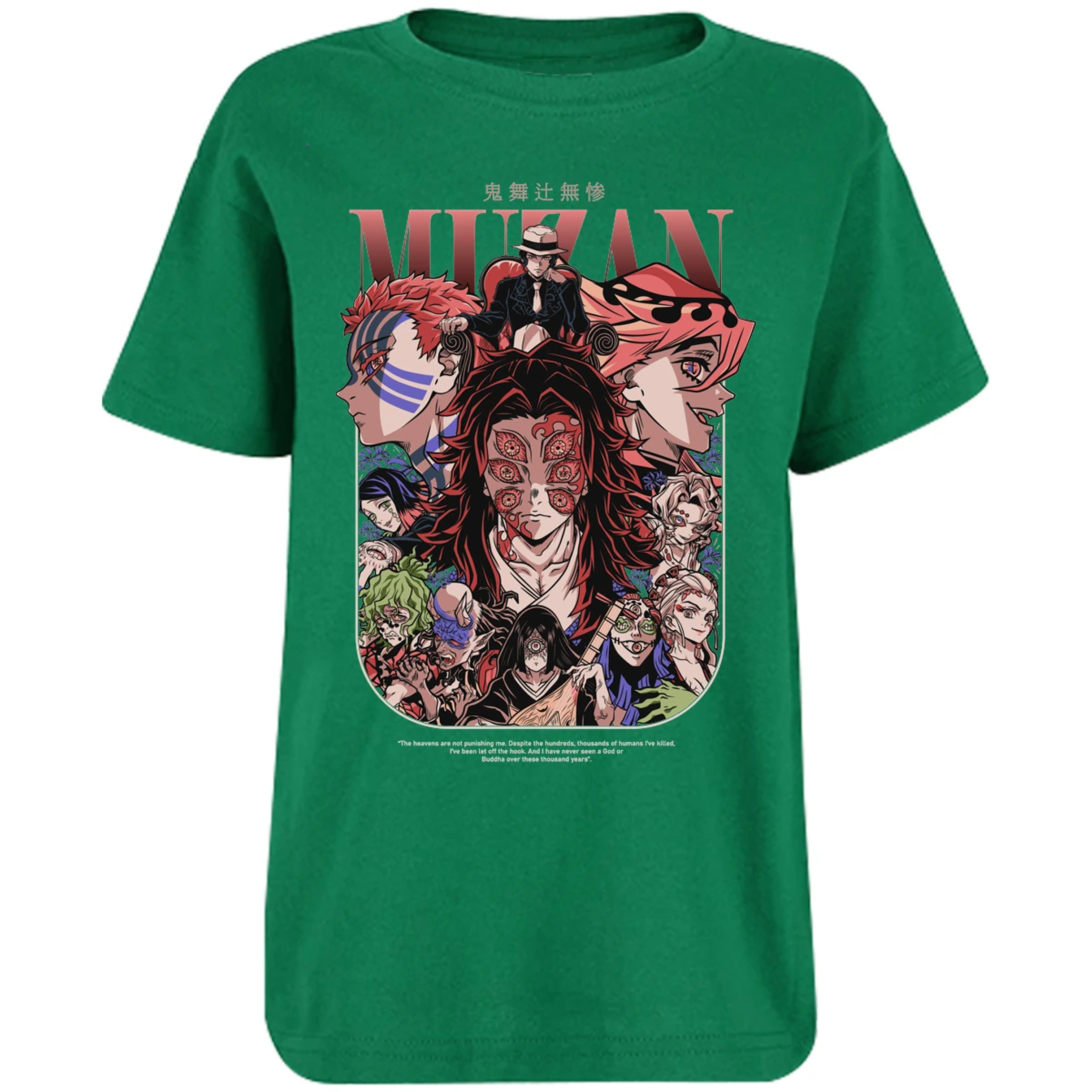 Playera Demon Slayer Demon Slayer Lunas Demoniacas para Niño 16