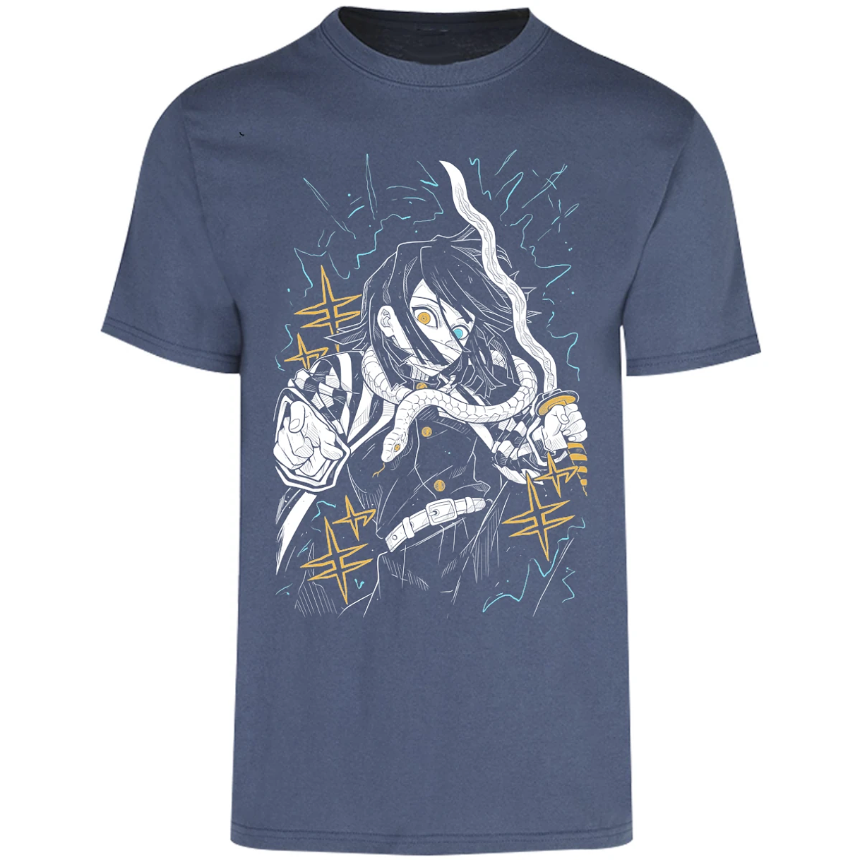 Playera Demon Slayer Obanai Iguro para Adulto 15