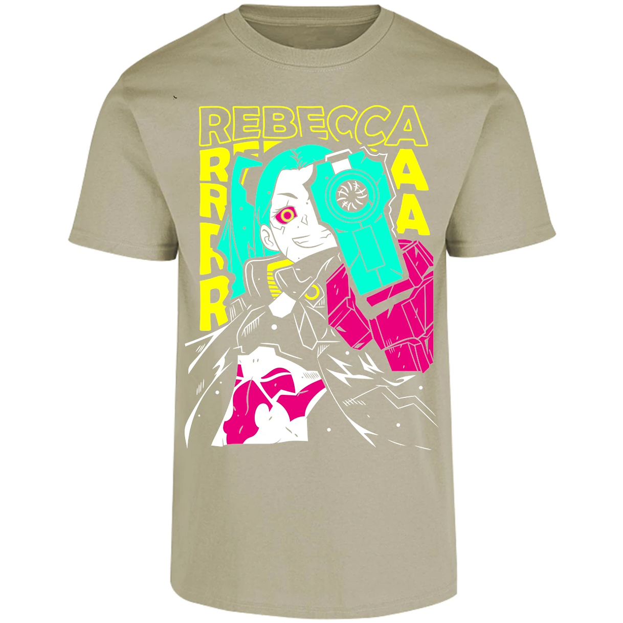 Playera Cyberpunk Edgerunners Rebecca Cyberpunk para Adulto 18