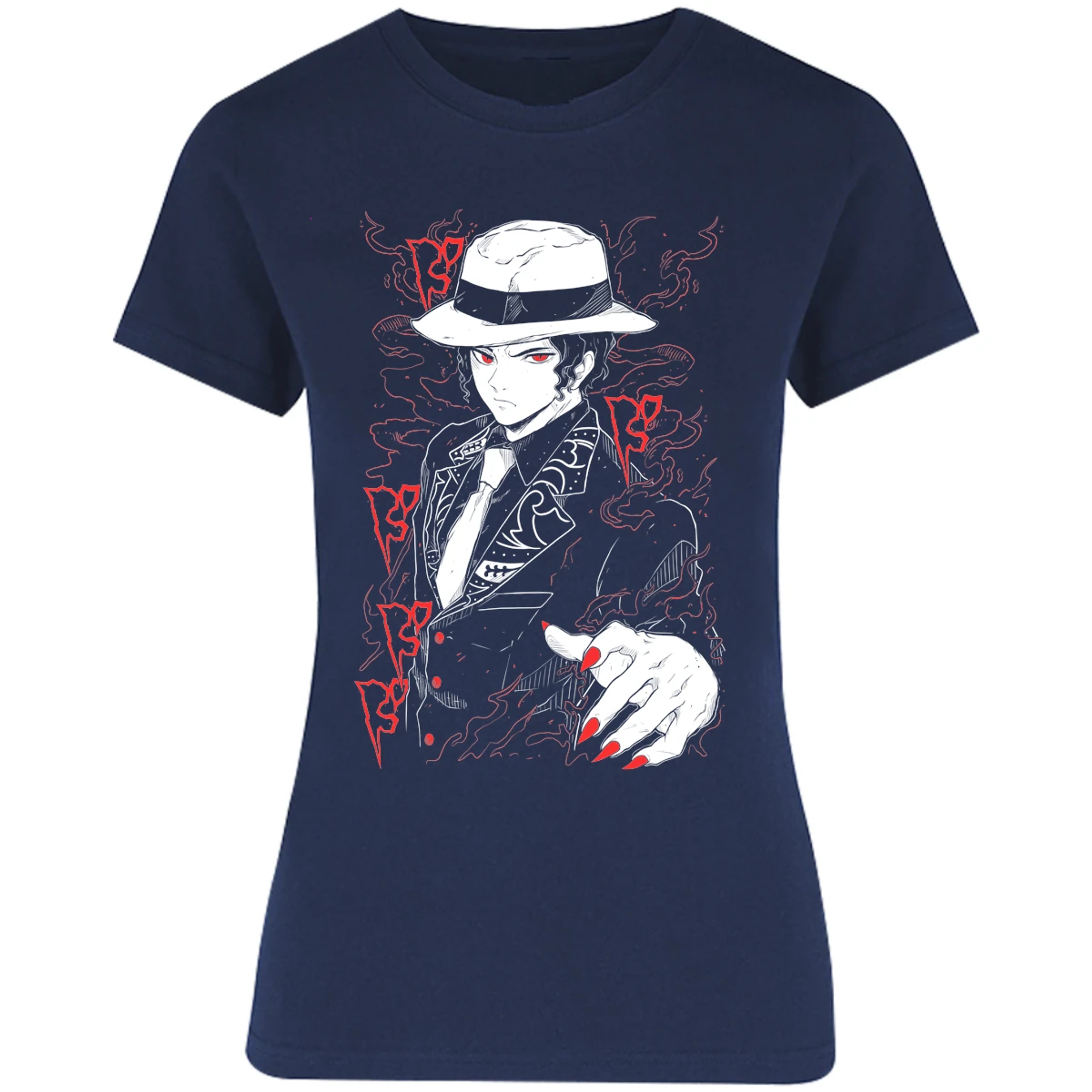 Blusa Demon Slayer Muzan Kny Blusa para Mujer 9