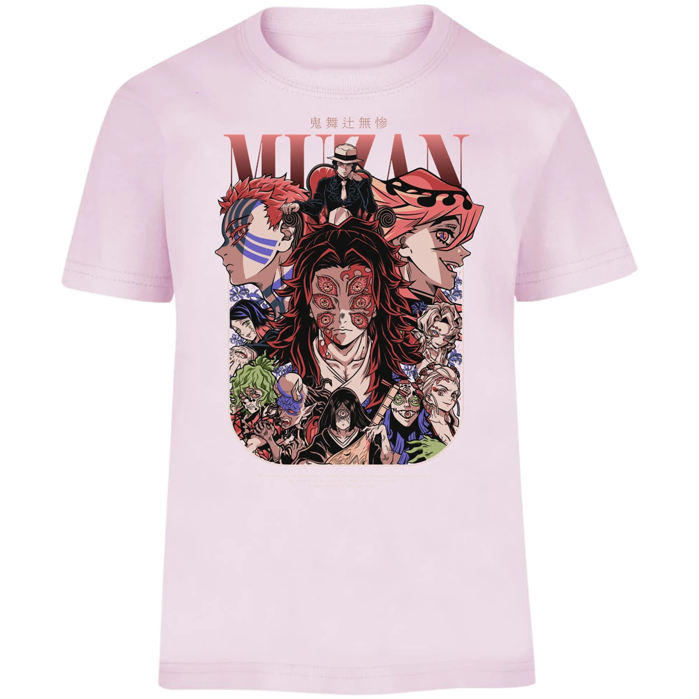 Playera Demon Slayer Demon Slayer Lunas Demoniacas para Niño 10