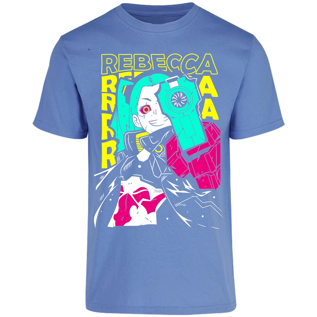 Playera Cyberpunk Edgerunners Rebecca Cyberpunk para Adulto 2