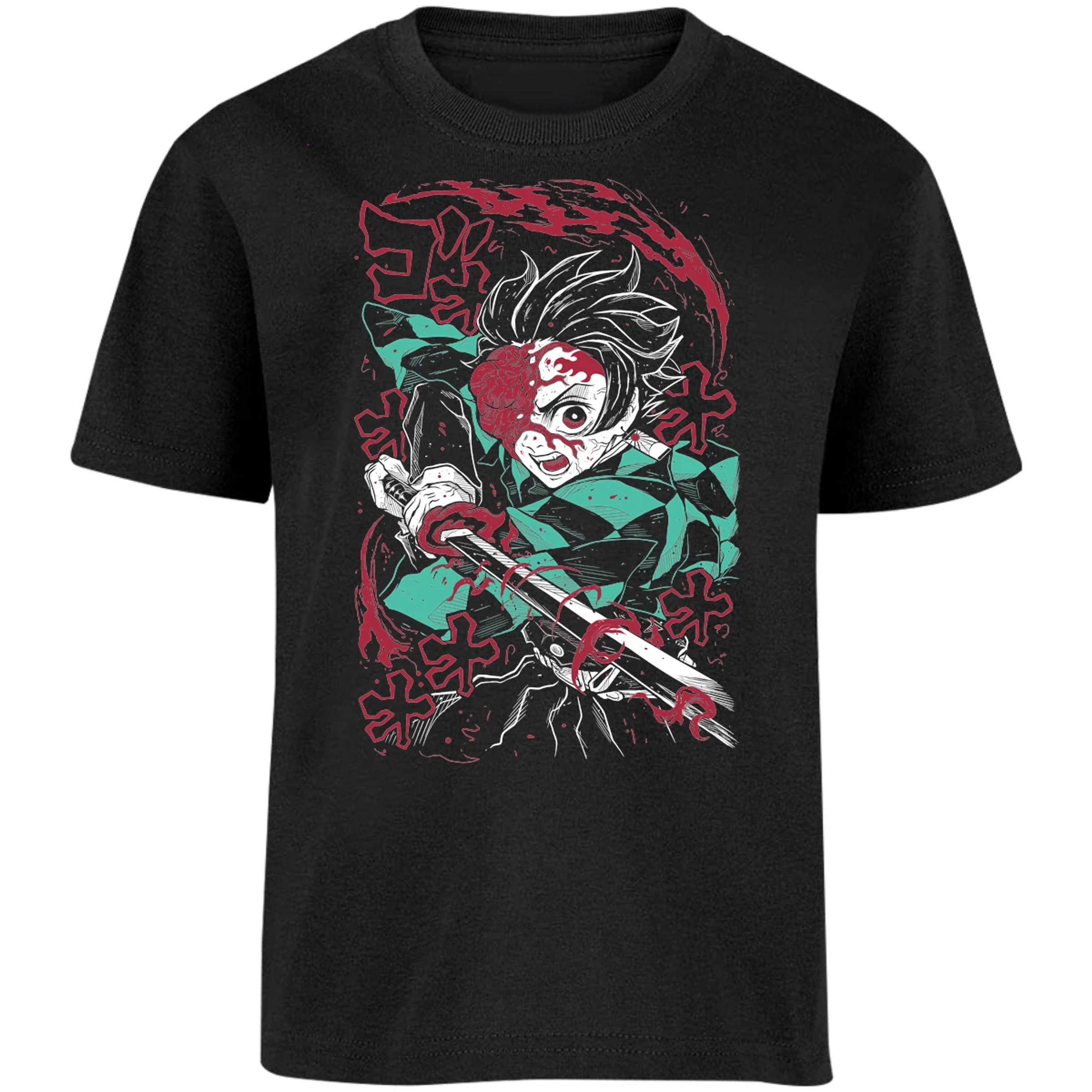 Playera Demon Slayer Demon Tanjiro para Niño 3