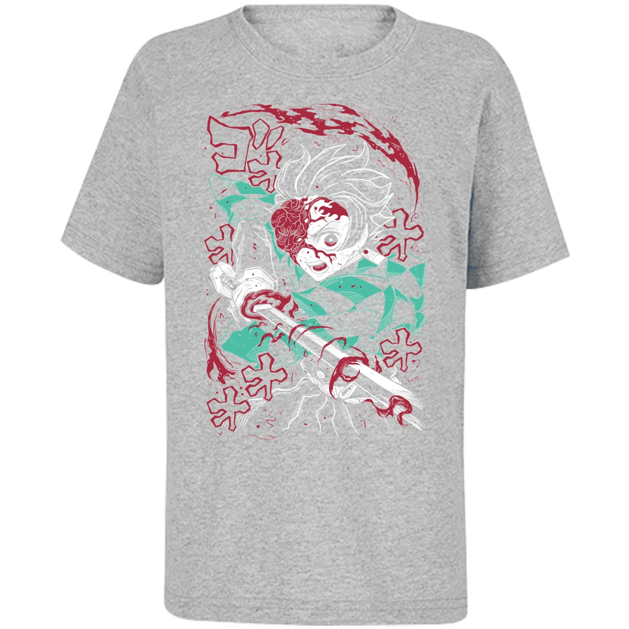 Playera Demon Slayer Demon Tanjiro para Niño 17