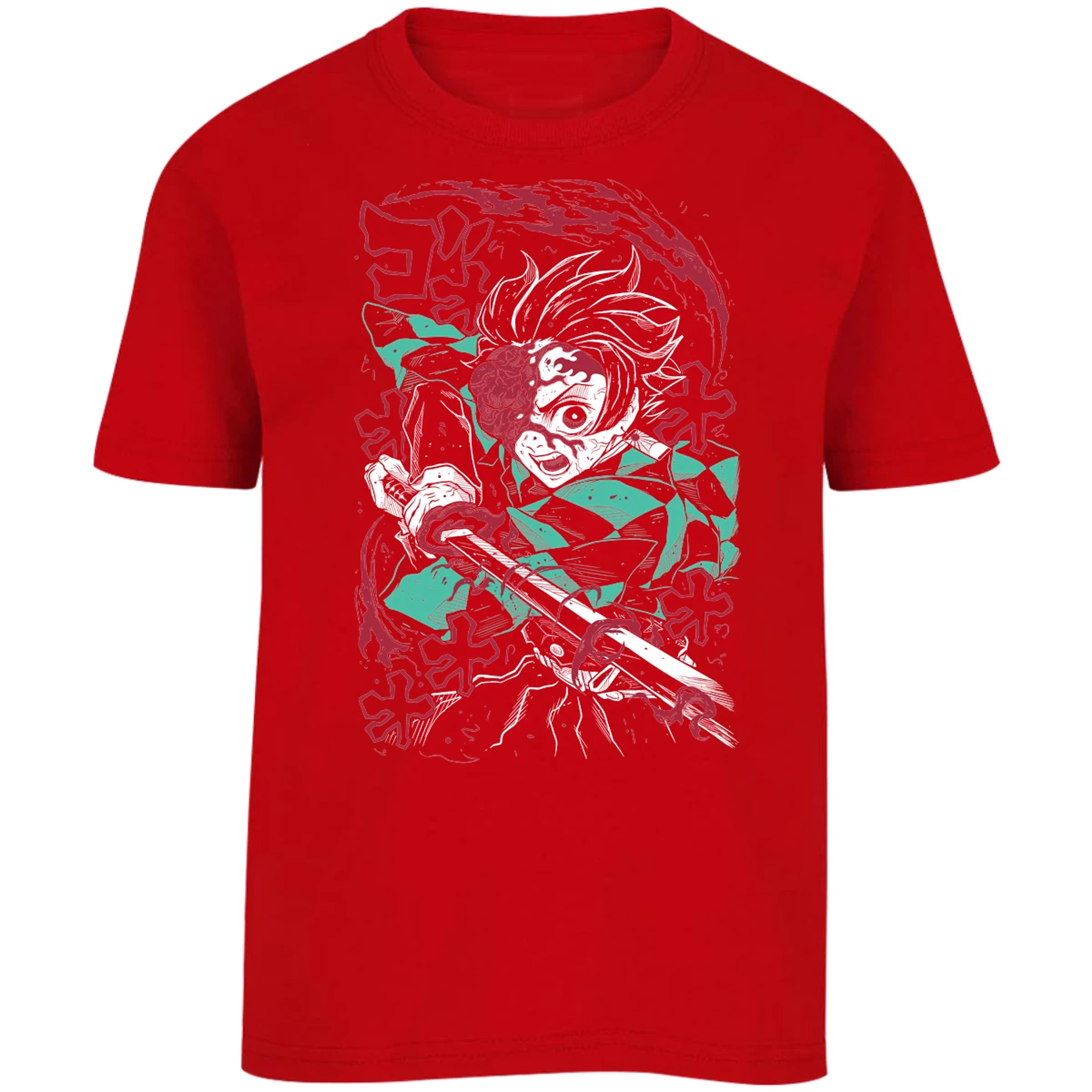 Playera Demon Slayer Demon Tanjiro para Niño 10