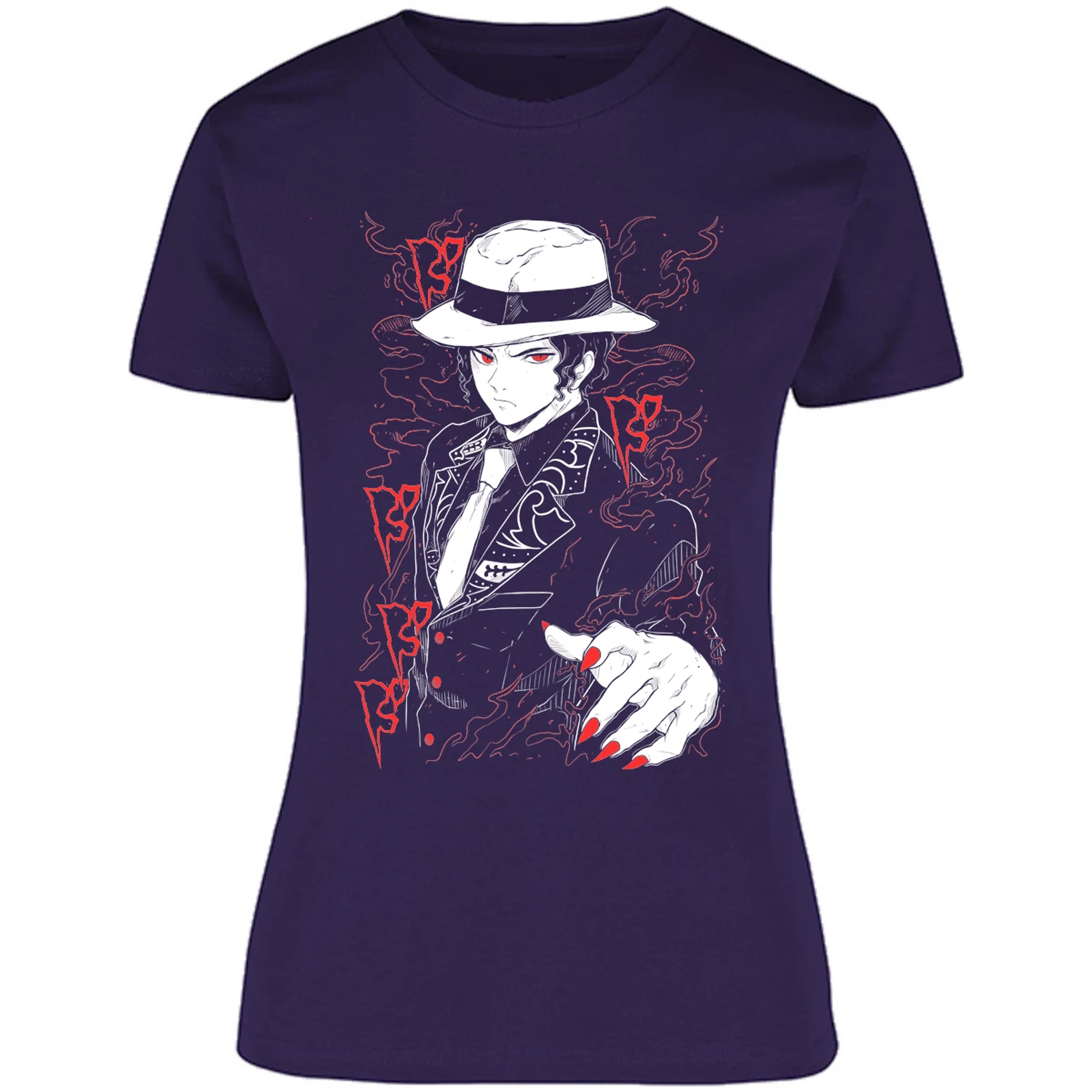 Blusa Demon Slayer Muzan Kny Blusa para Mujer 7