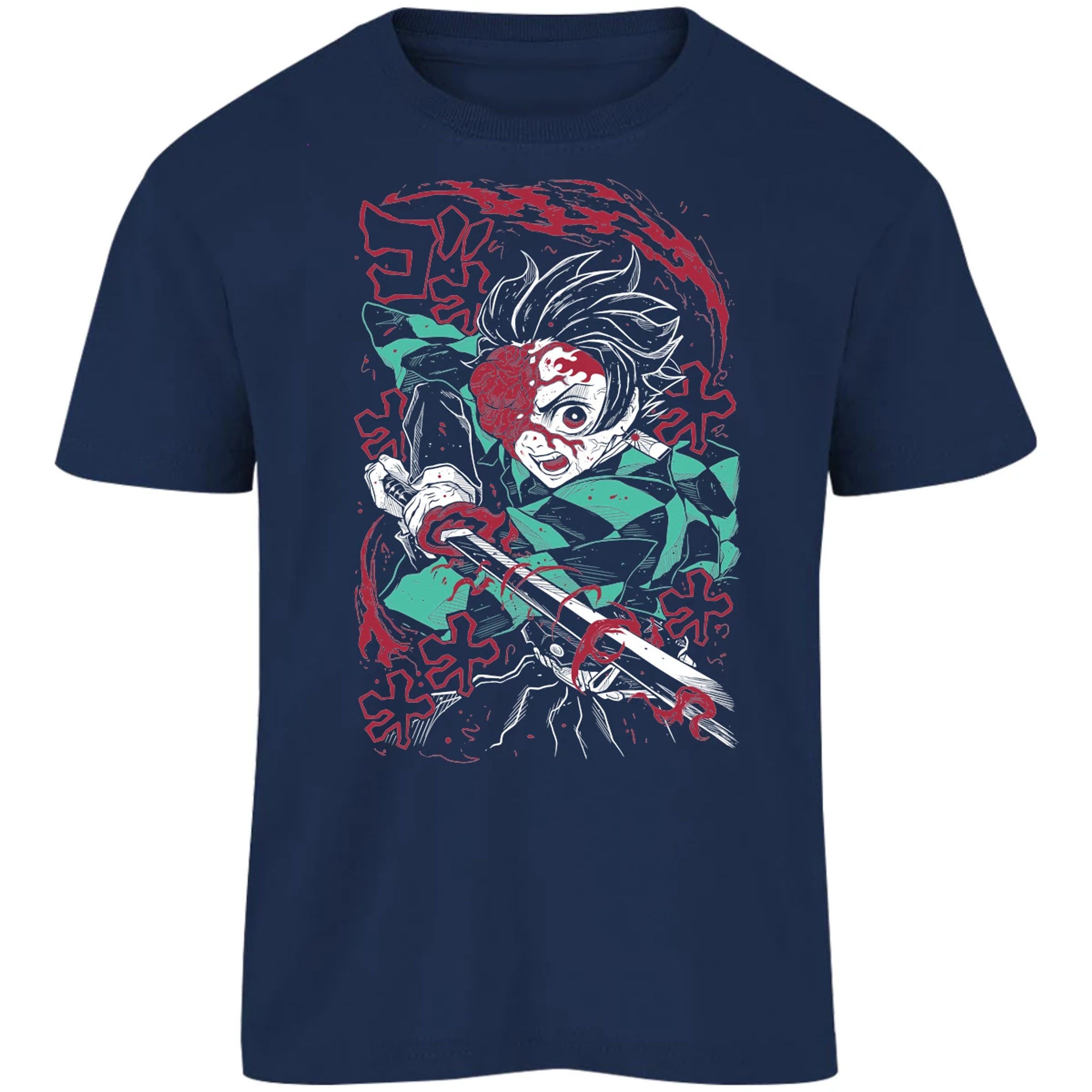 Playera Demon Slayer Demon Tanjiro para Niño 13