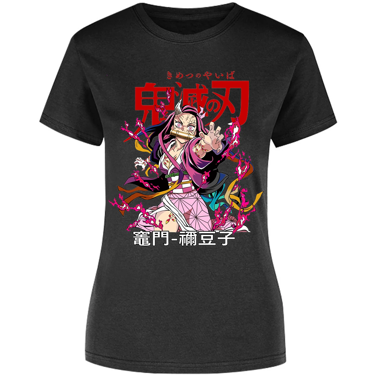 Blusa Demon Slayer Nezuko Demon Anime Blusa para Mujer 12