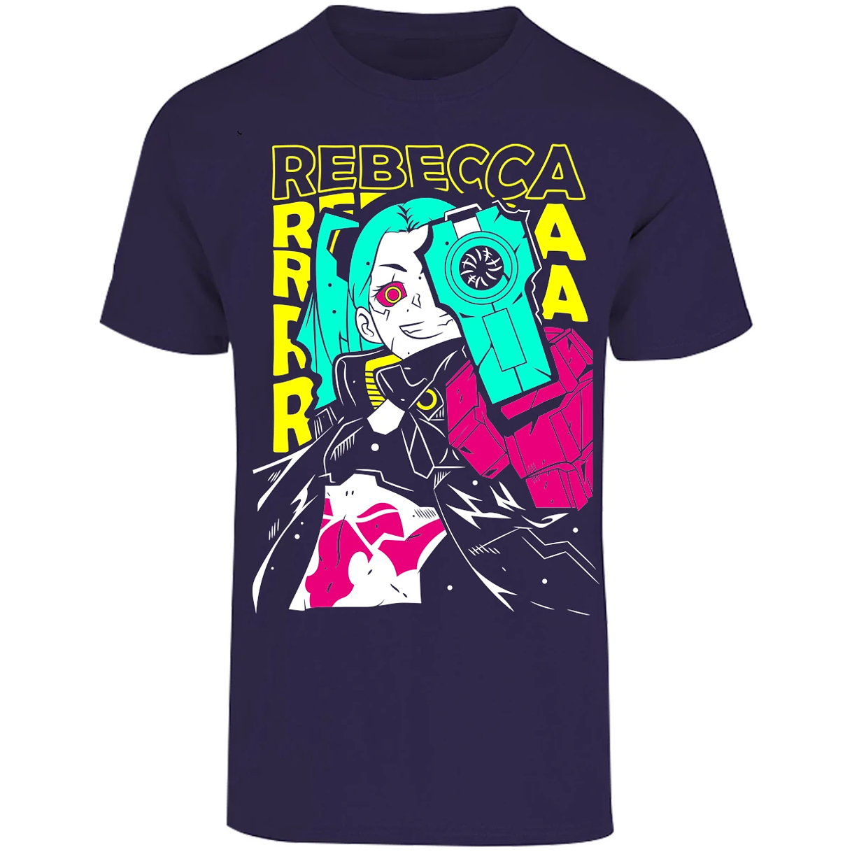 Playera Cyberpunk Edgerunners Rebecca Cyberpunk para Adulto 27