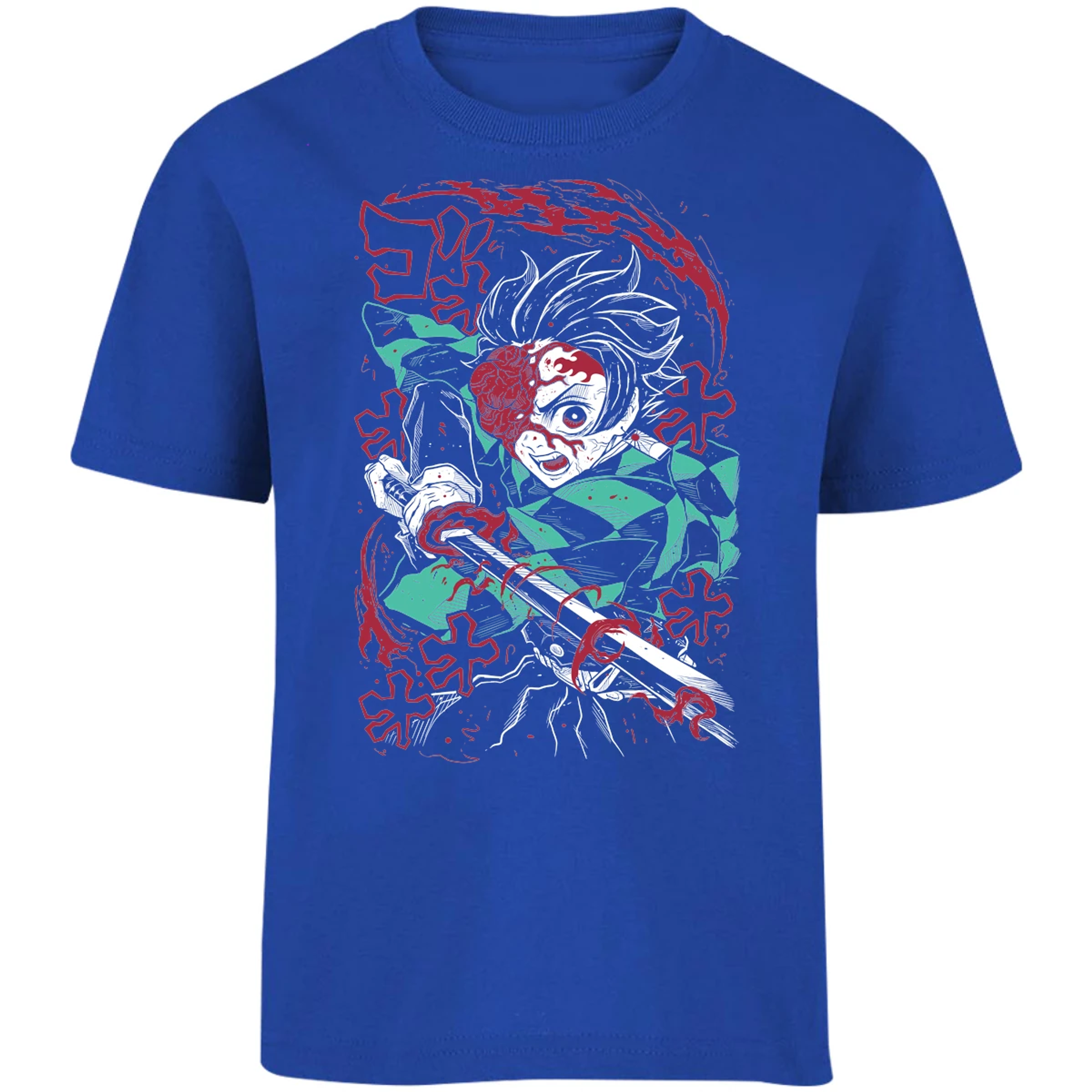 Playera Demon Slayer Demon Tanjiro para Niño 14