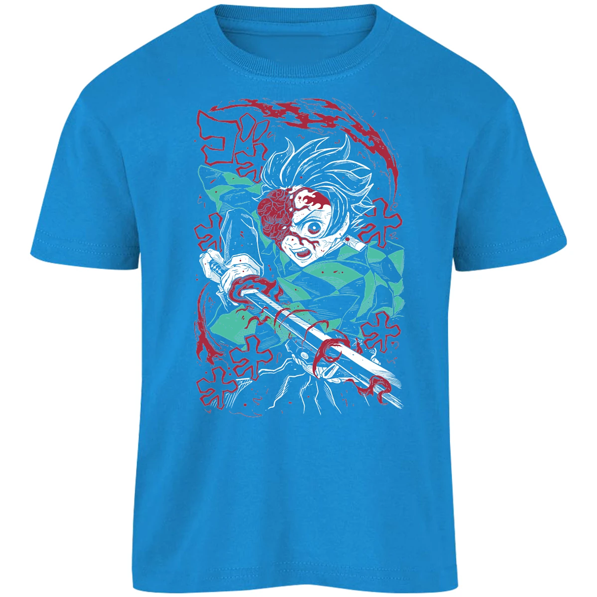 Playera Demon Slayer Demon Tanjiro para Niño 11