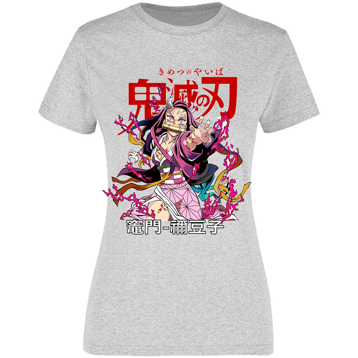 Blusa Demon Slayer Nezuko Demon Anime Blusa para Mujer 17