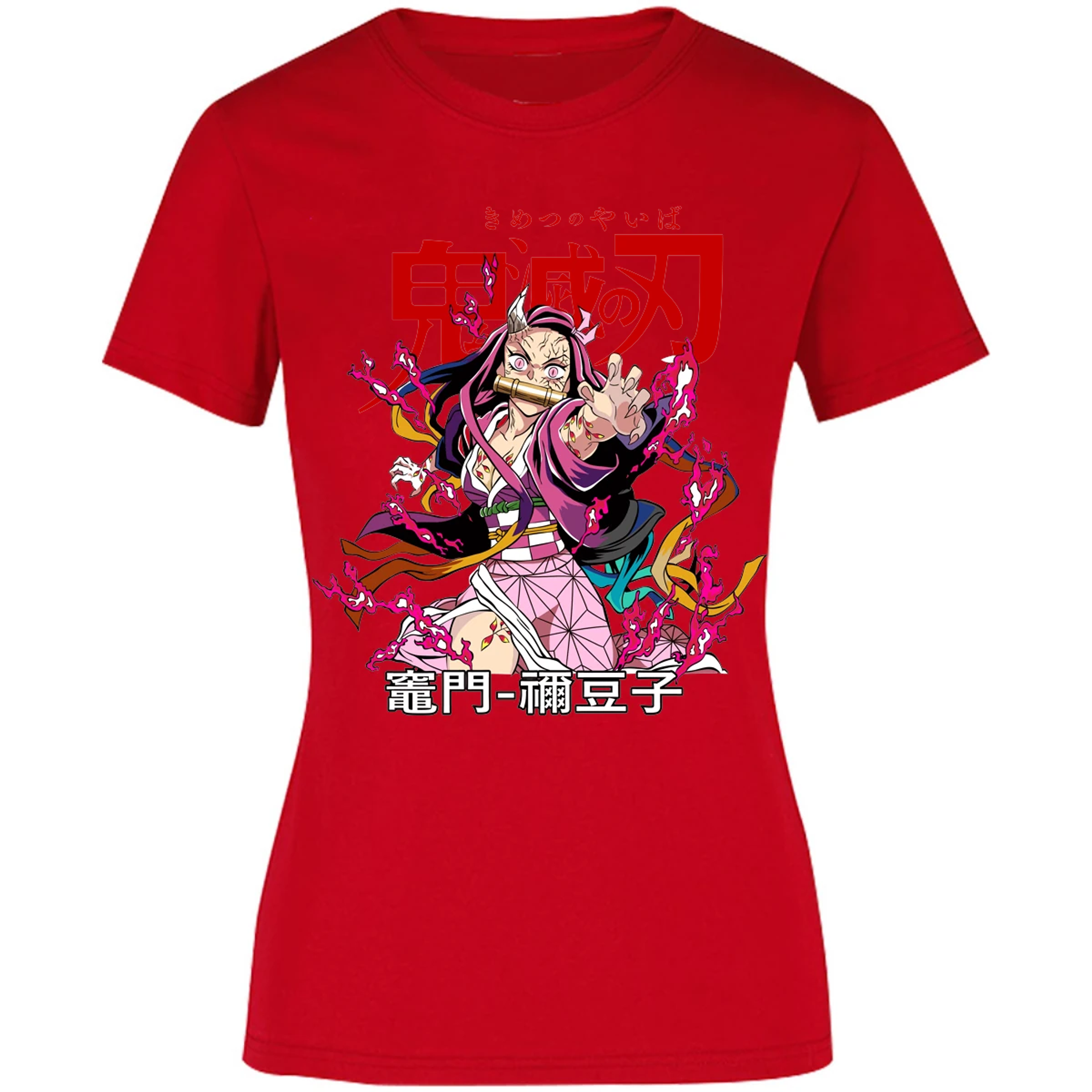 Blusa Demon Slayer Nezuko Demon Anime Blusa para Mujer 7
