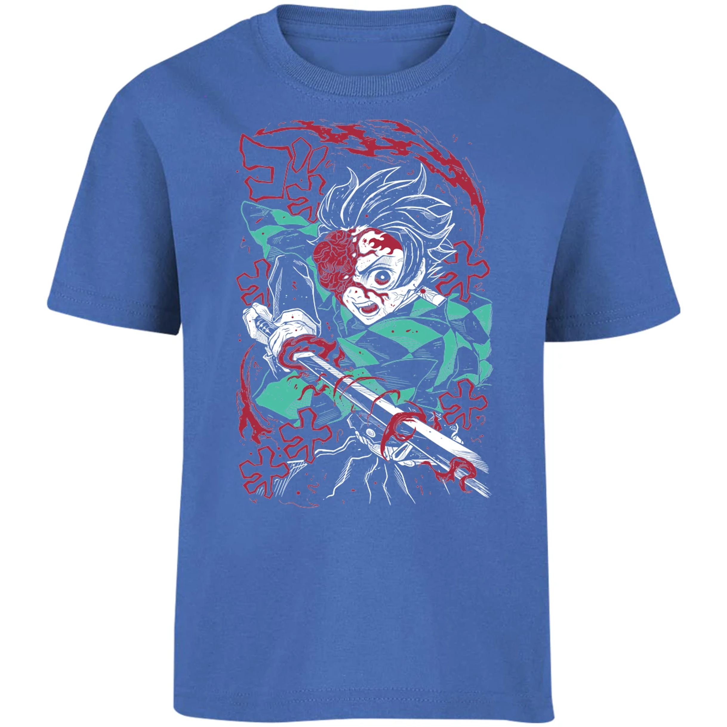 Playera Demon Slayer Demon Tanjiro para Niño 1