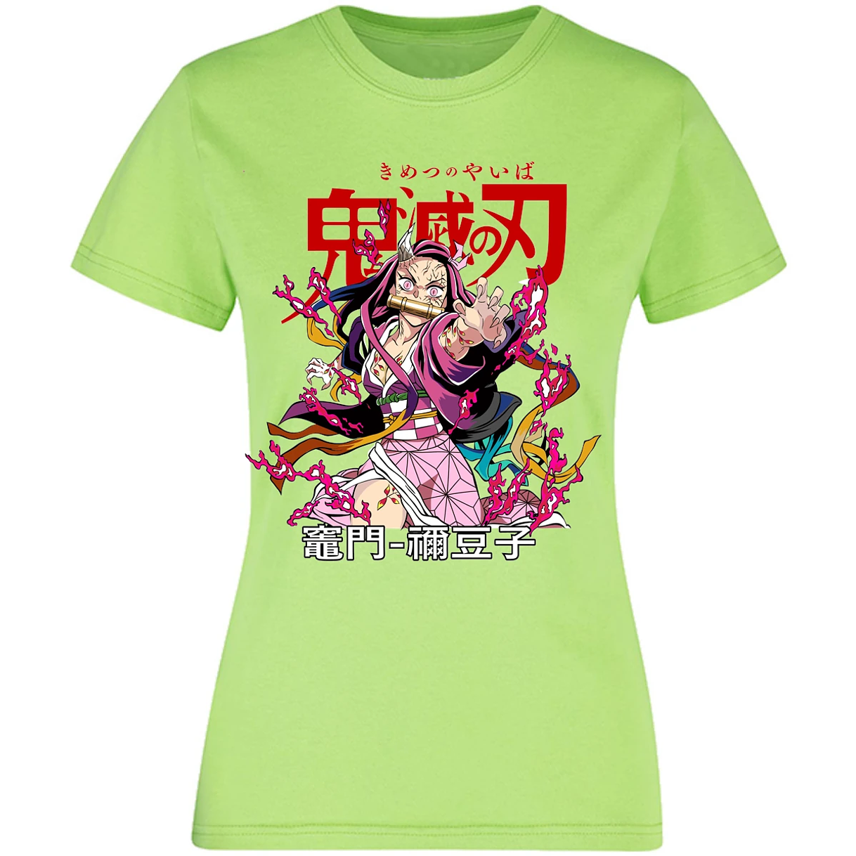 Blusa Demon Slayer Nezuko Demon Anime Blusa para Mujer 3