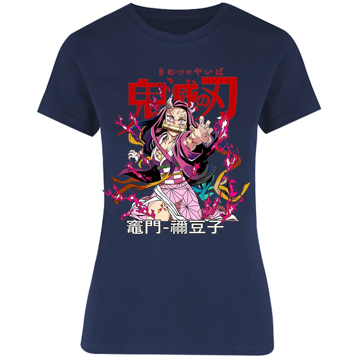Blusa Demon Slayer Nezuko Demon Anime Blusa para Mujer 1