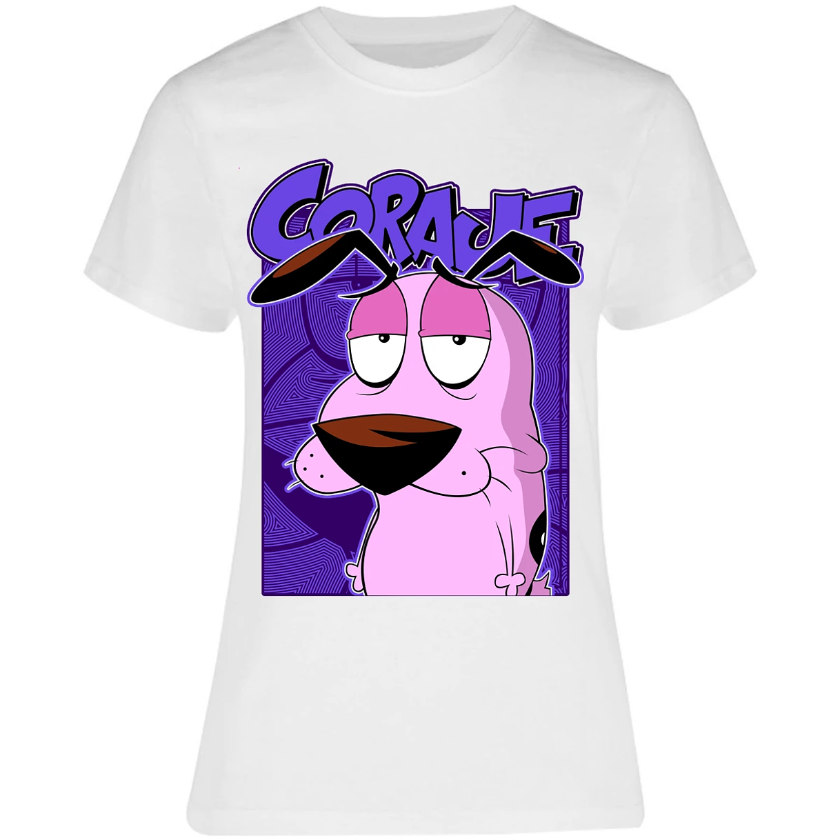 Blusa Coraje El Perro Cobarde Coraje Blusa para Mujer 3