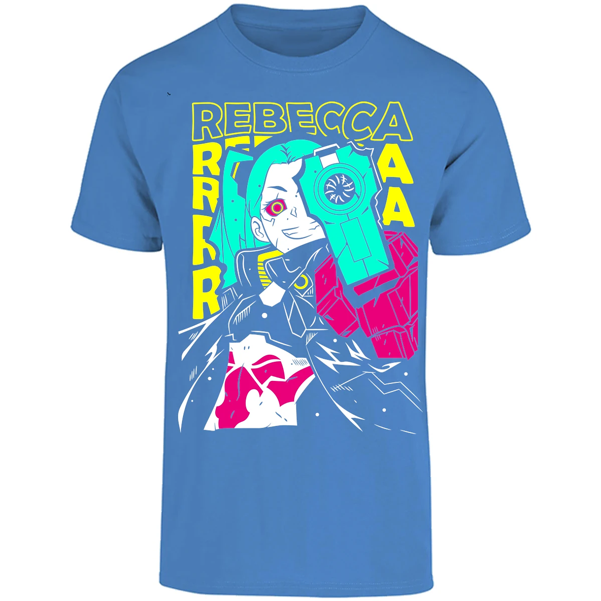 Playera Cyberpunk Edgerunners Rebecca Cyberpunk para Adulto 8