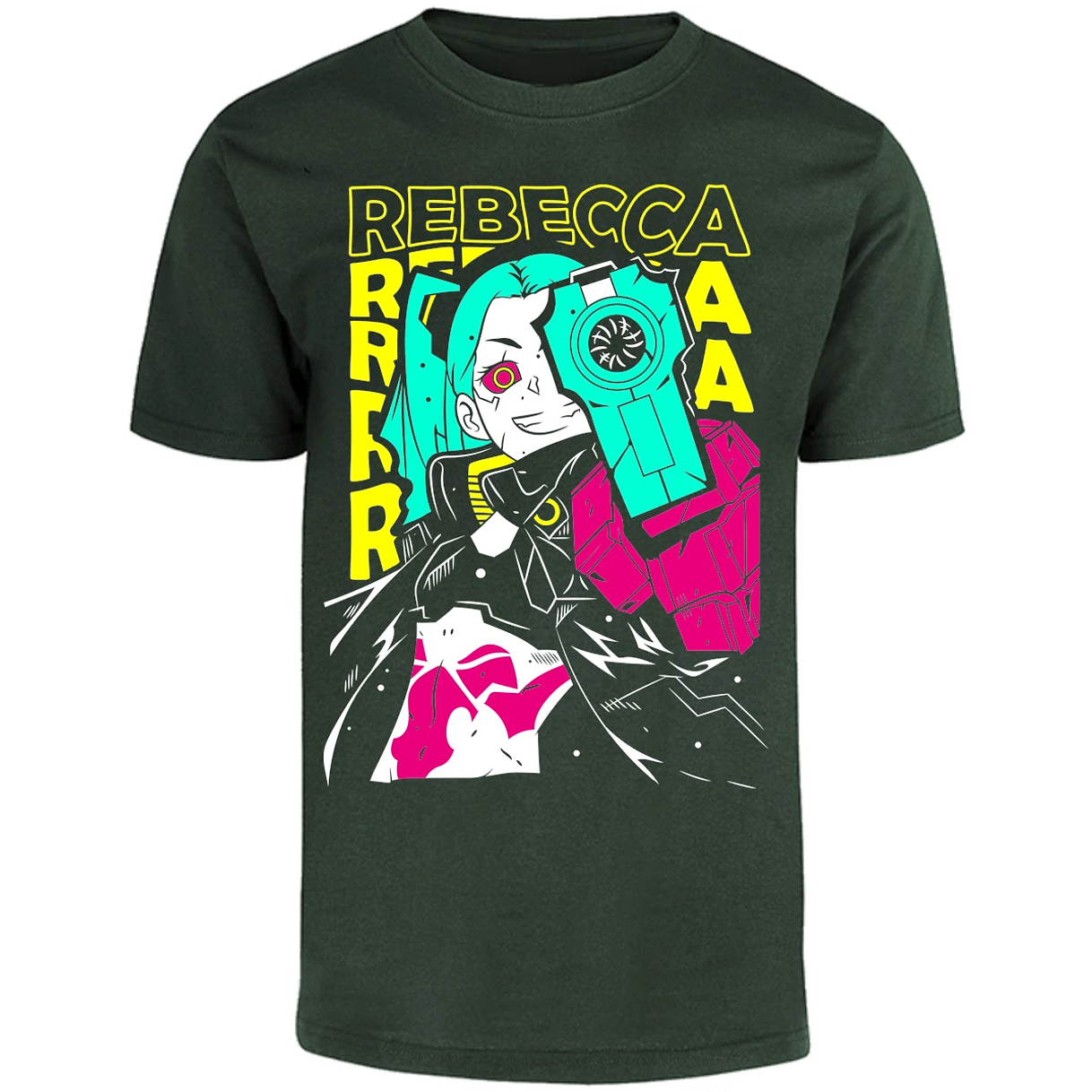 Playera Cyberpunk Edgerunners Rebecca Cyberpunk para Adulto 10