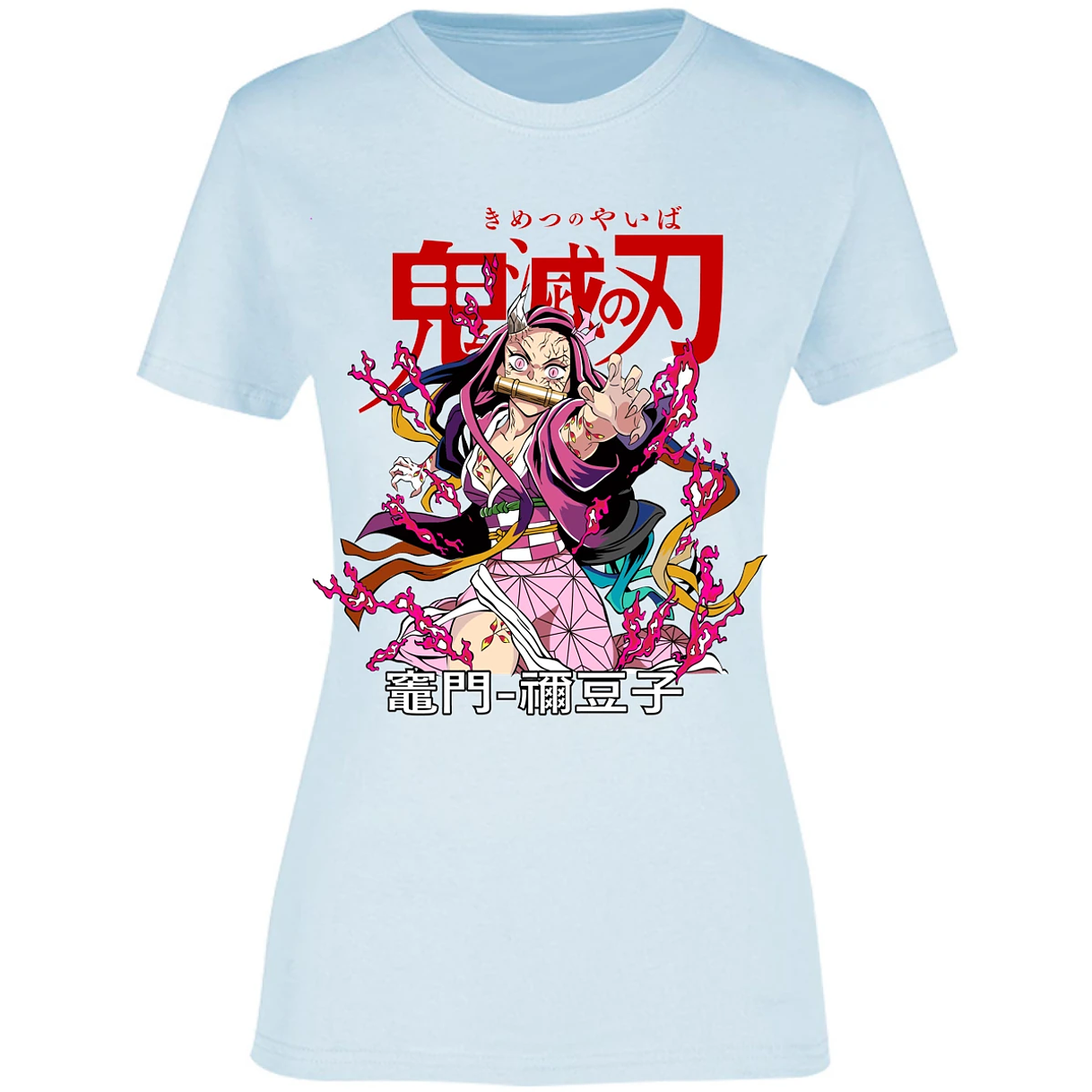 Blusa Demon Slayer Nezuko Demon Anime Blusa para Mujer 16