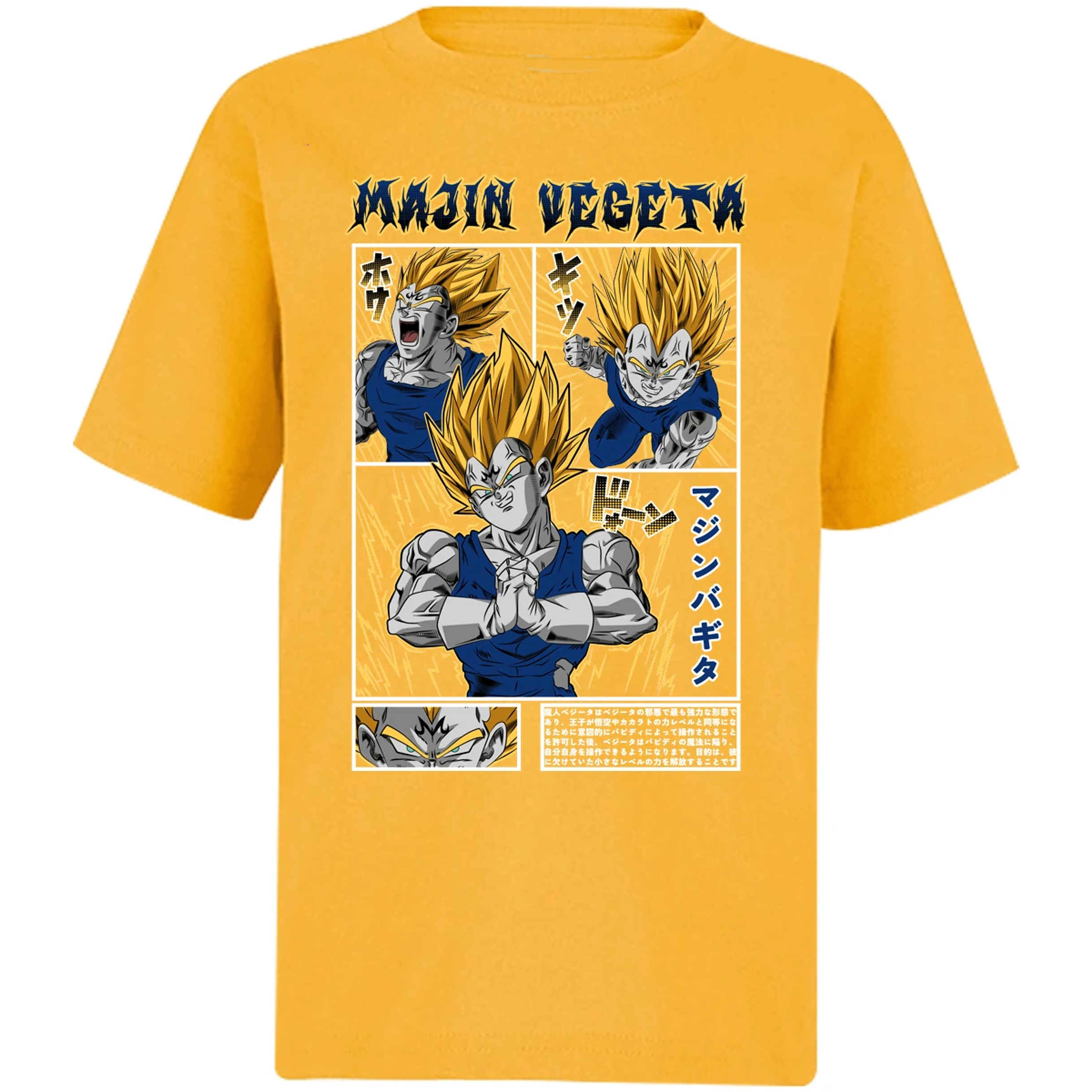 Playera Dragon Ball Majin Vegeta para Niño 15
