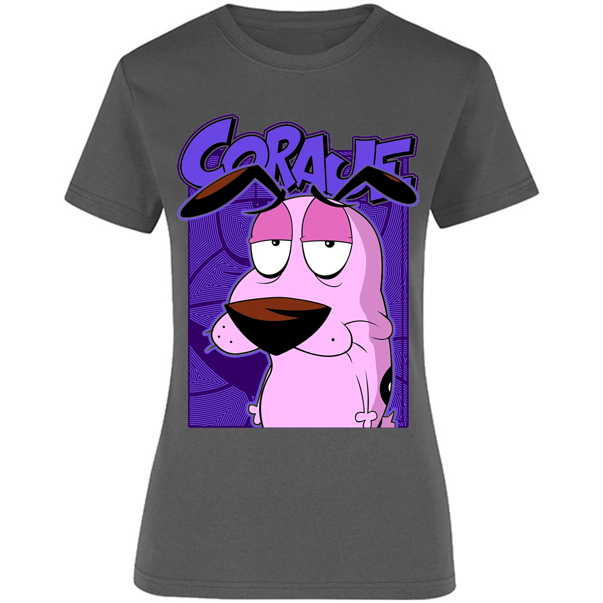 Blusa Coraje El Perro Cobarde Coraje Blusa para Mujer 17