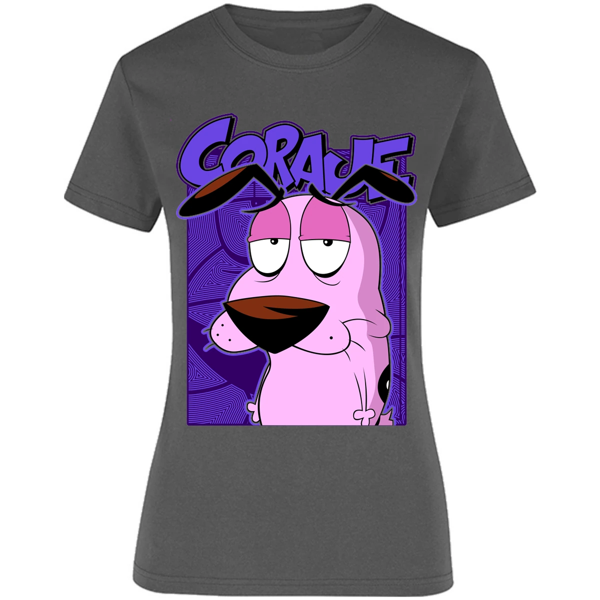 Blusa Coraje El Perro Cobarde Coraje Blusa para Mujer 17