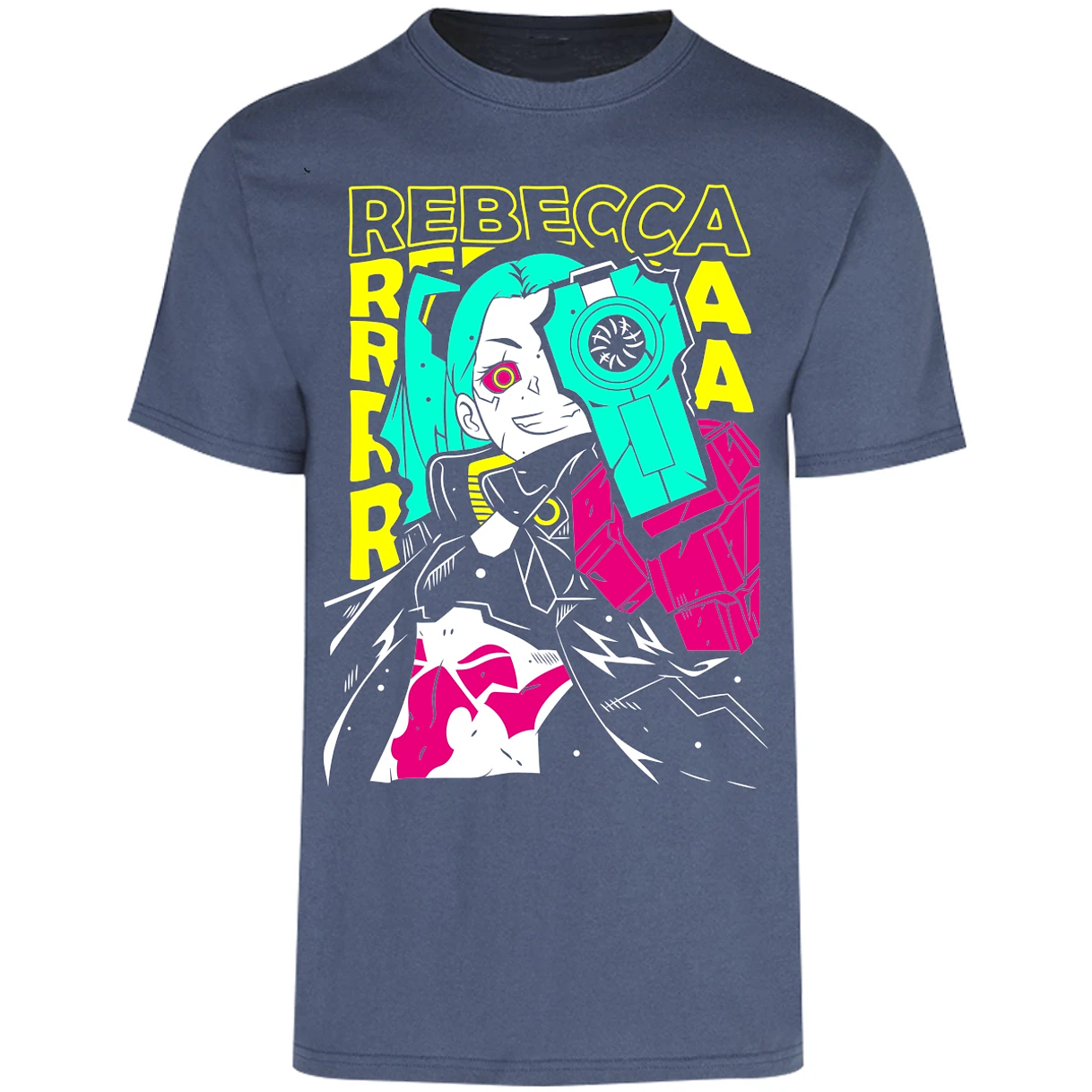 Playera Cyberpunk Edgerunners Rebecca Cyberpunk para Adulto 16