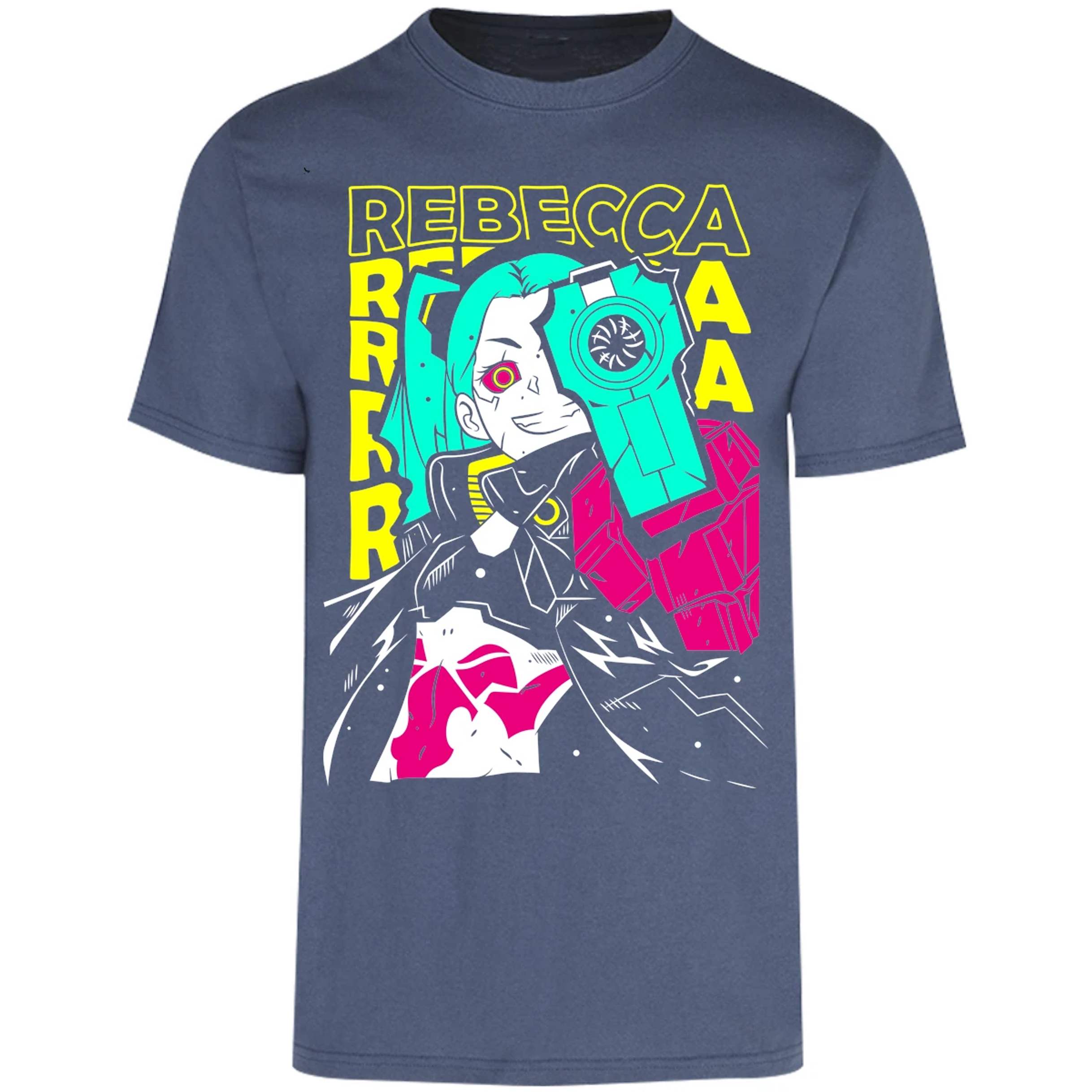 Playera Cyberpunk Edgerunners Rebecca Cyberpunk para Adulto 16
