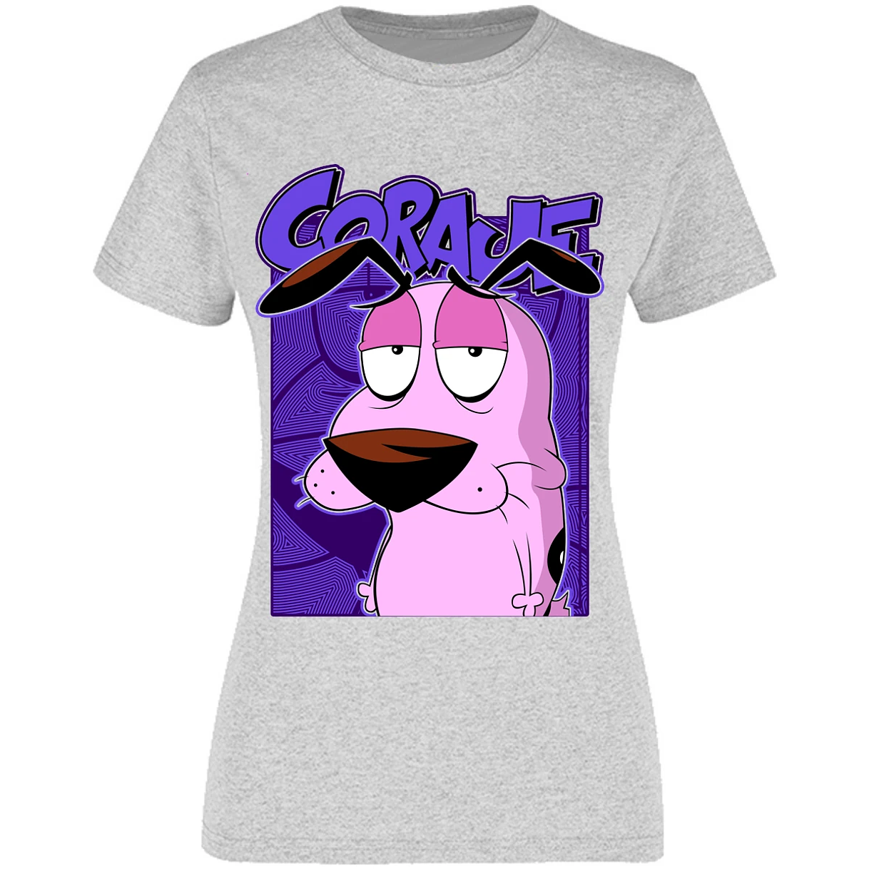 Blusa Coraje El Perro Cobarde Coraje Blusa para Mujer 13