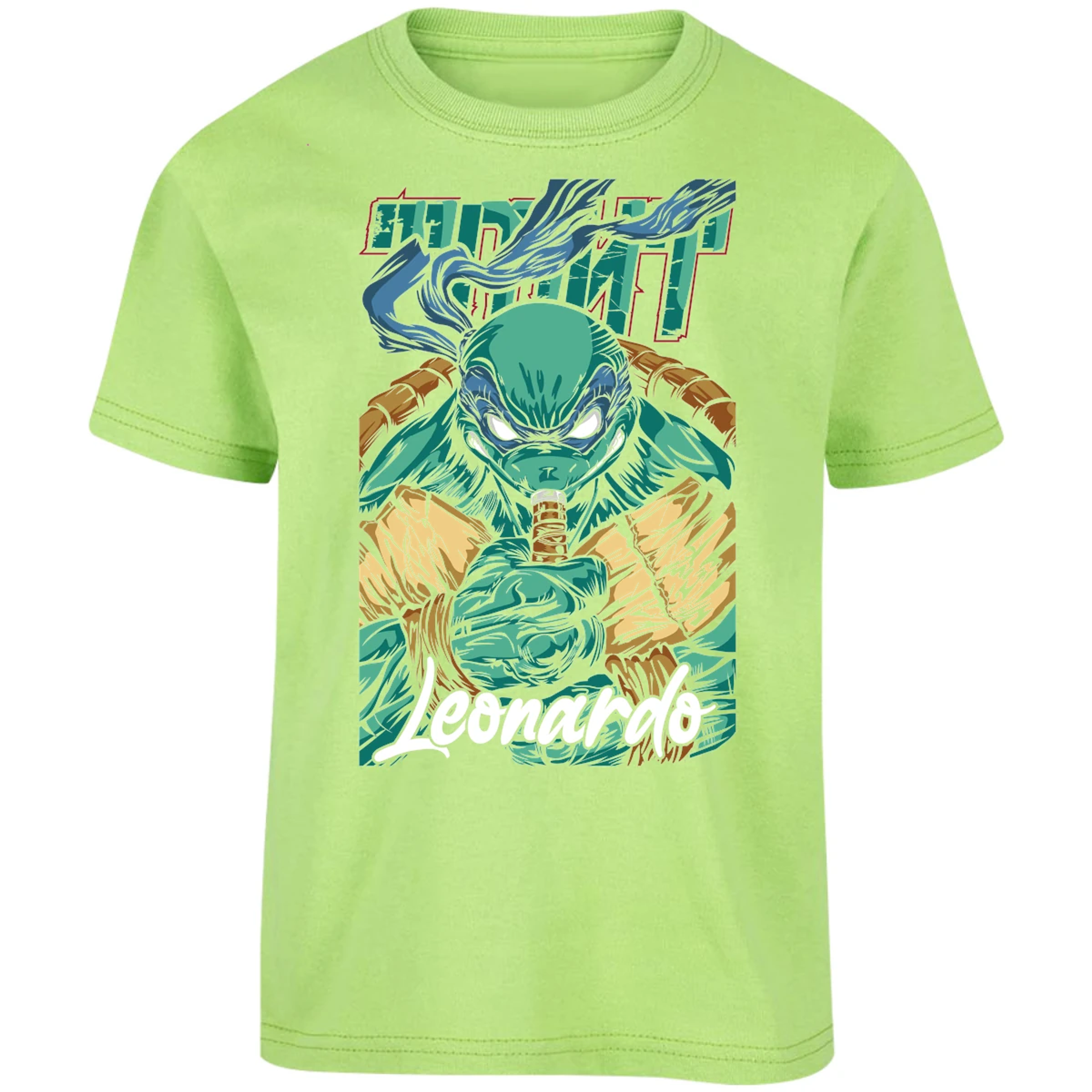 Playera Es De Series Y Peliculas Leonardo Tmnt para Niño 13