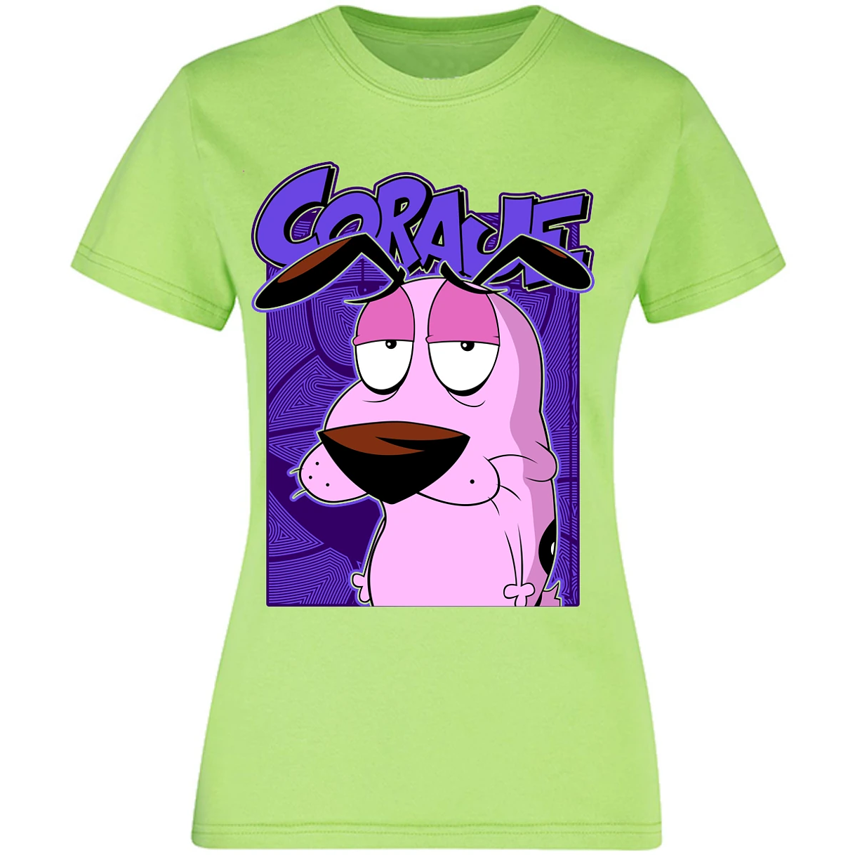 Blusa Coraje El Perro Cobarde Coraje Blusa para Mujer 18