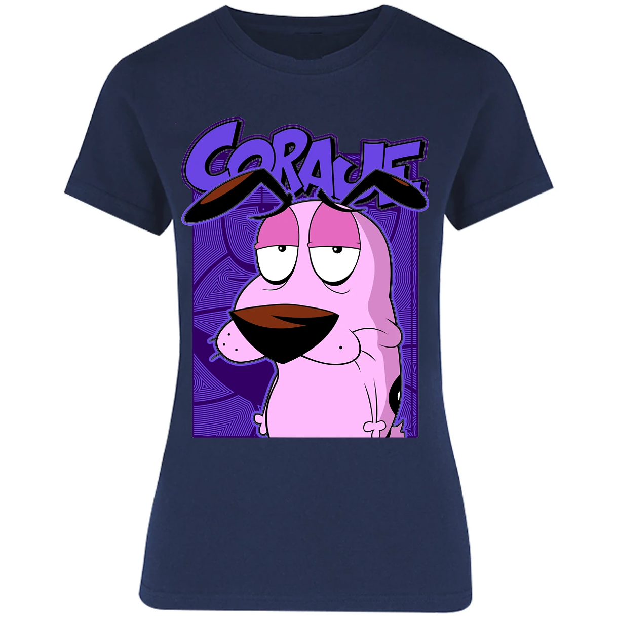 Blusa Coraje El Perro Cobarde Coraje Blusa para Mujer 12